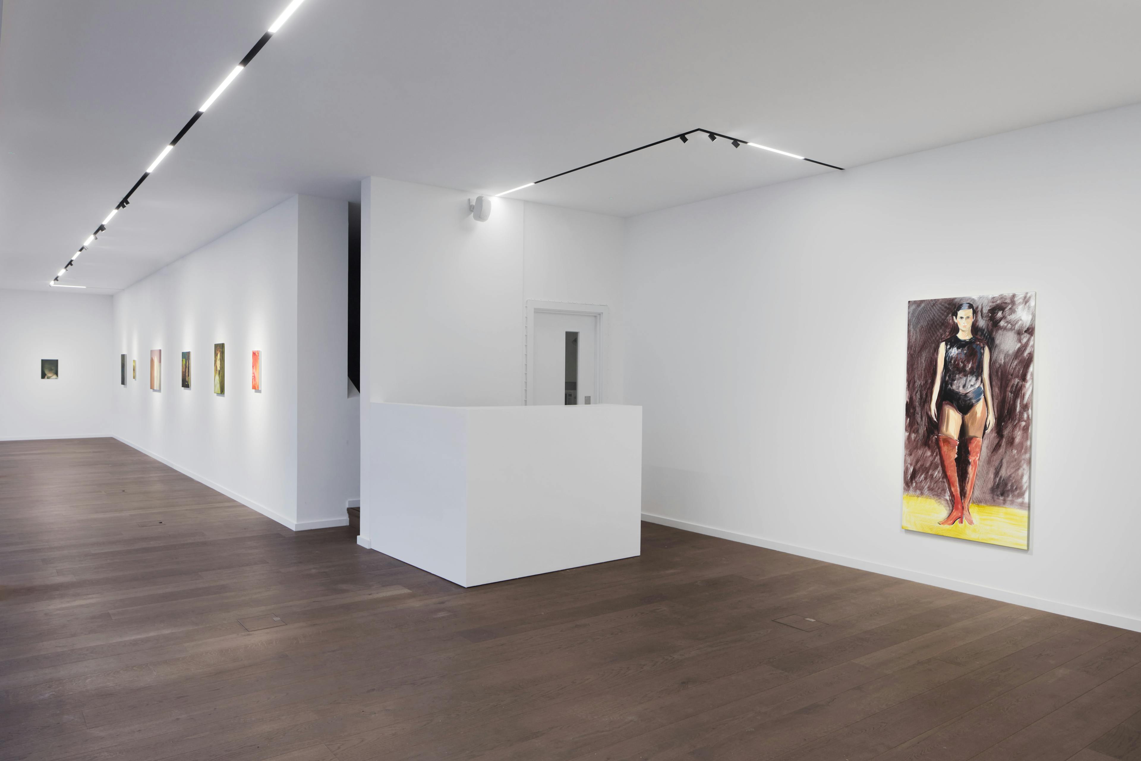 Install images of Reflections -Part 1: Female Figures by Women Artists at Workplace | London