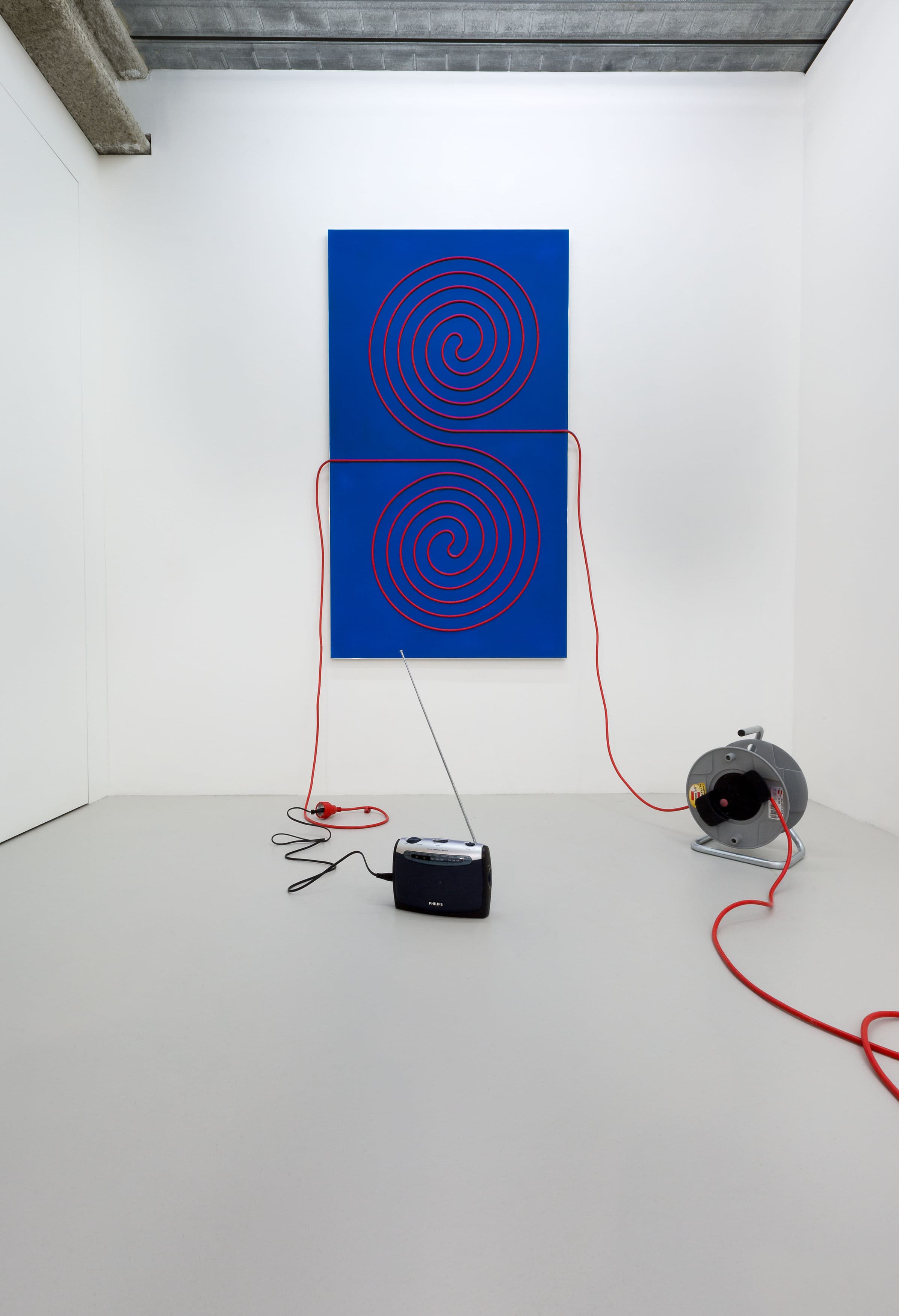 Installation shots of Jacob Dahlgren's exhibition 'Third Uncle' at Workplace London