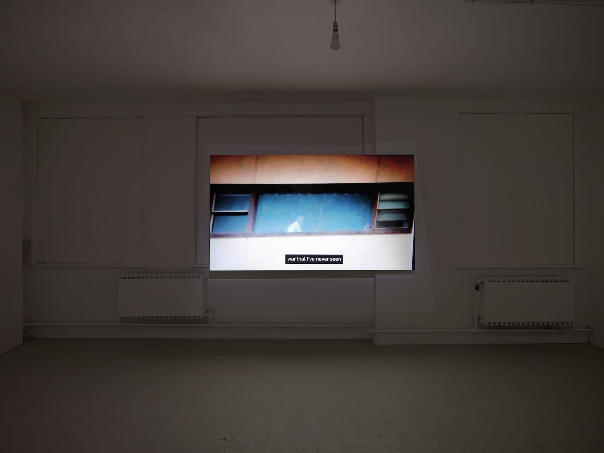 installation images of Cath Campbell's exhibition 'Everything we do corrects the space' at Workplace Gateshead