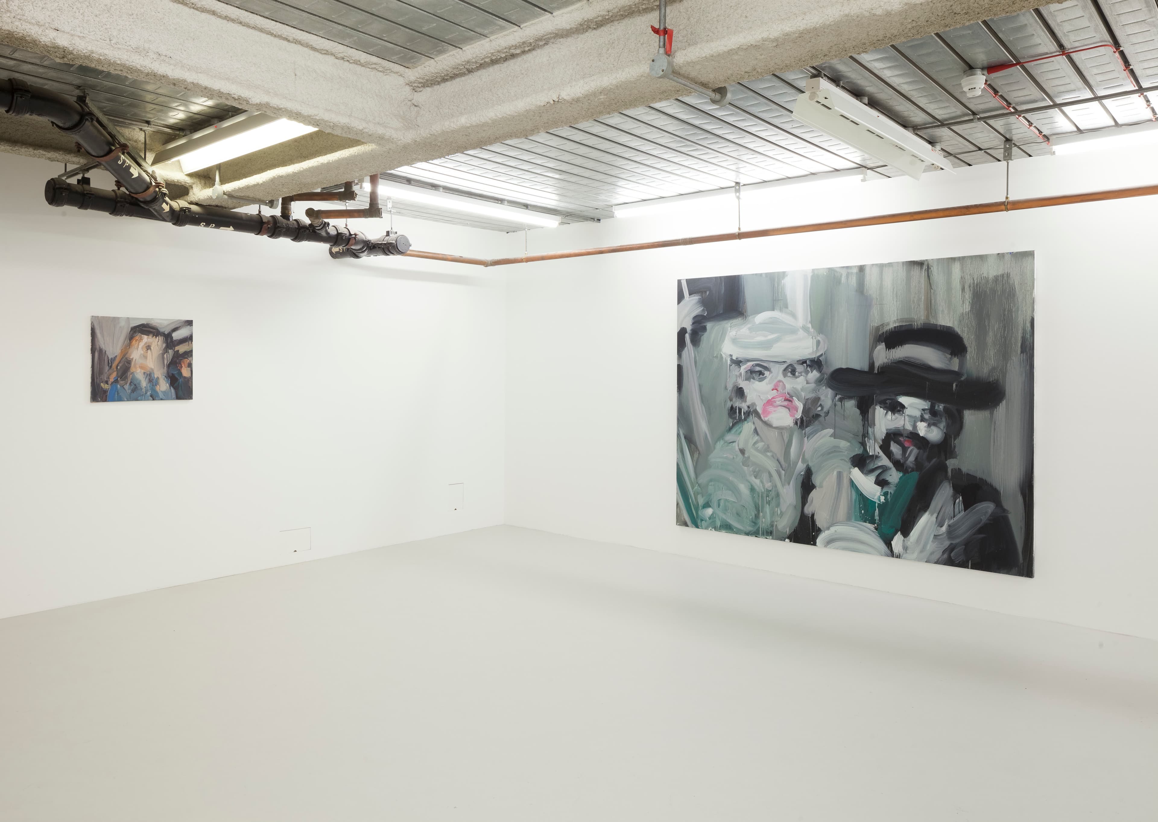 Installation shots of Laura Lancaster's exhibition at Workplace London