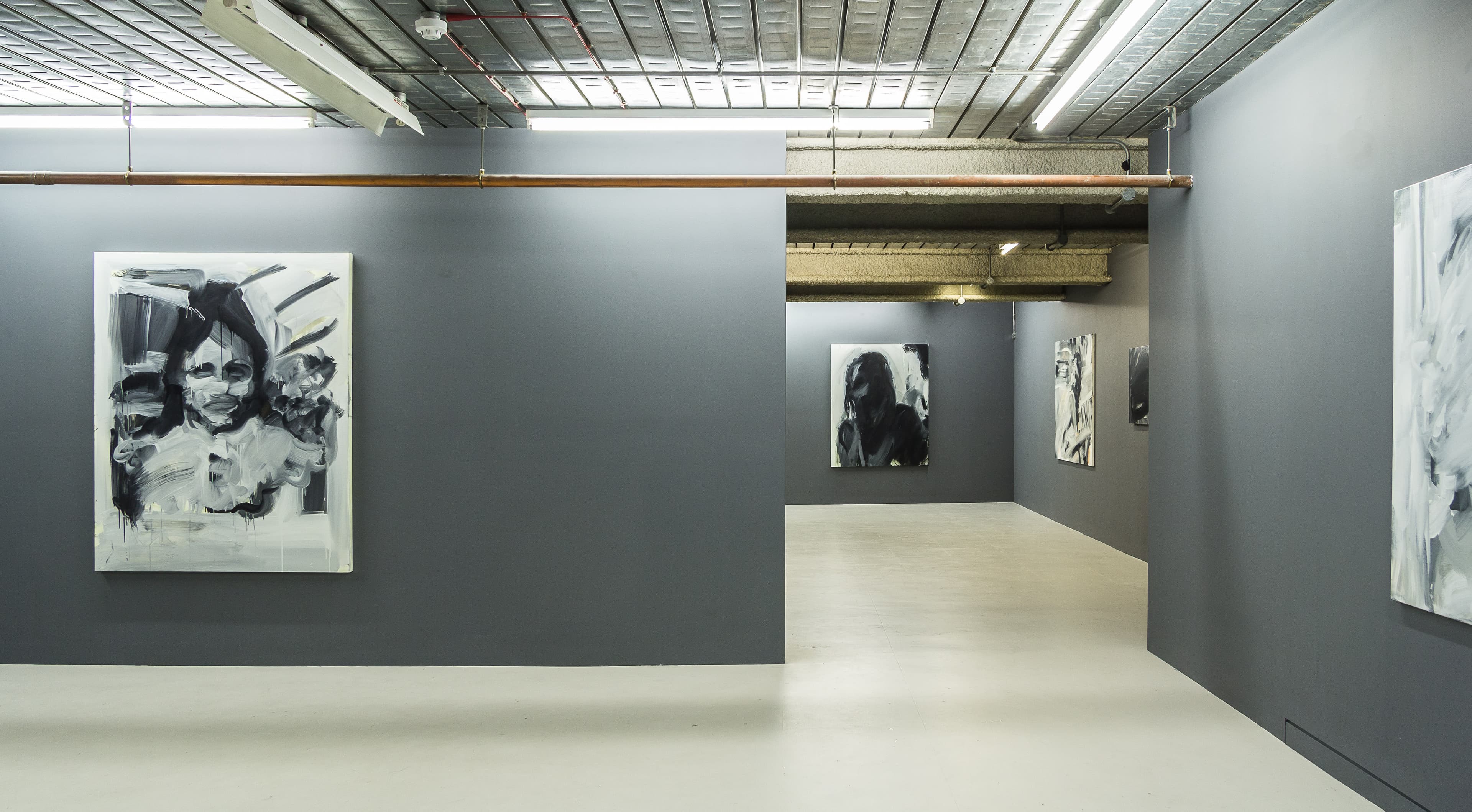 Installation images of Laura Lancaster's exhibition 'Shapeshifter' at Workplace | London