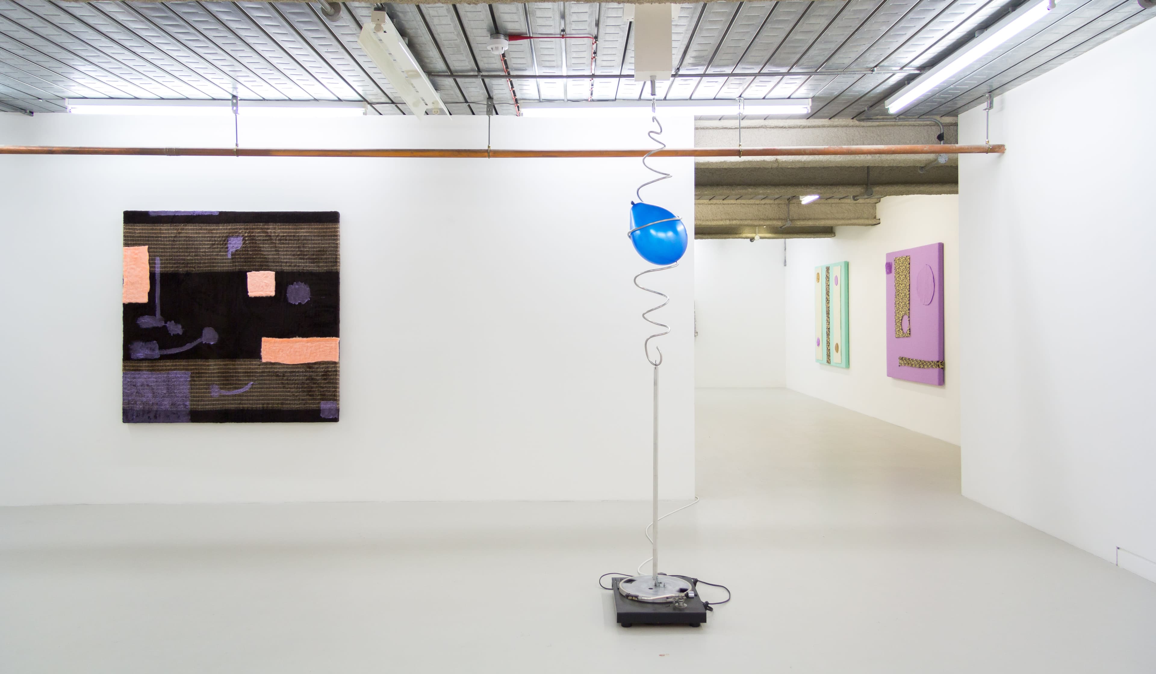 Installation shota of Eric Bainbridge and Joel Kyack at Workplace London