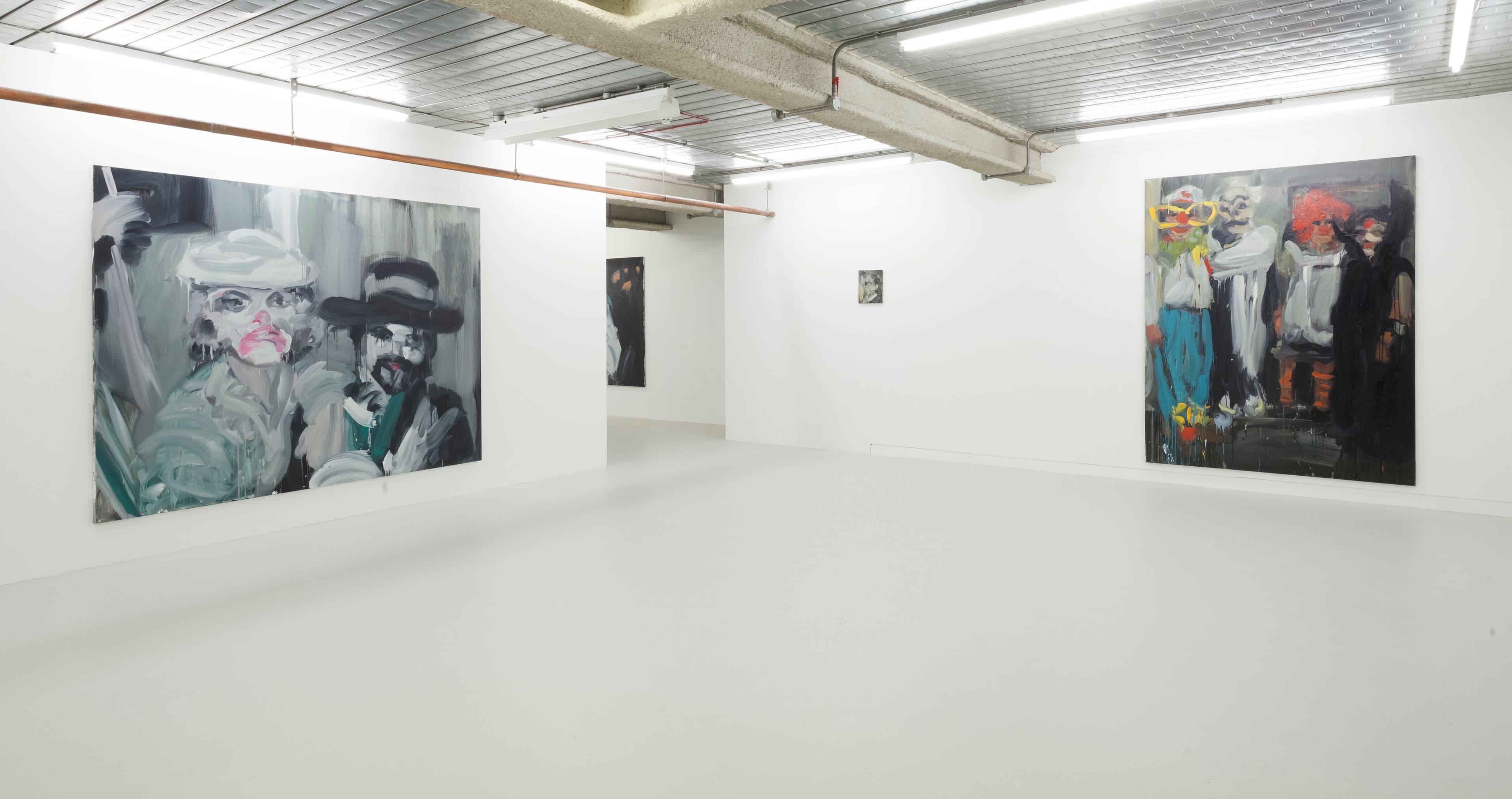 Installation shots of Laura Lancaster's exhibition at Workplace London