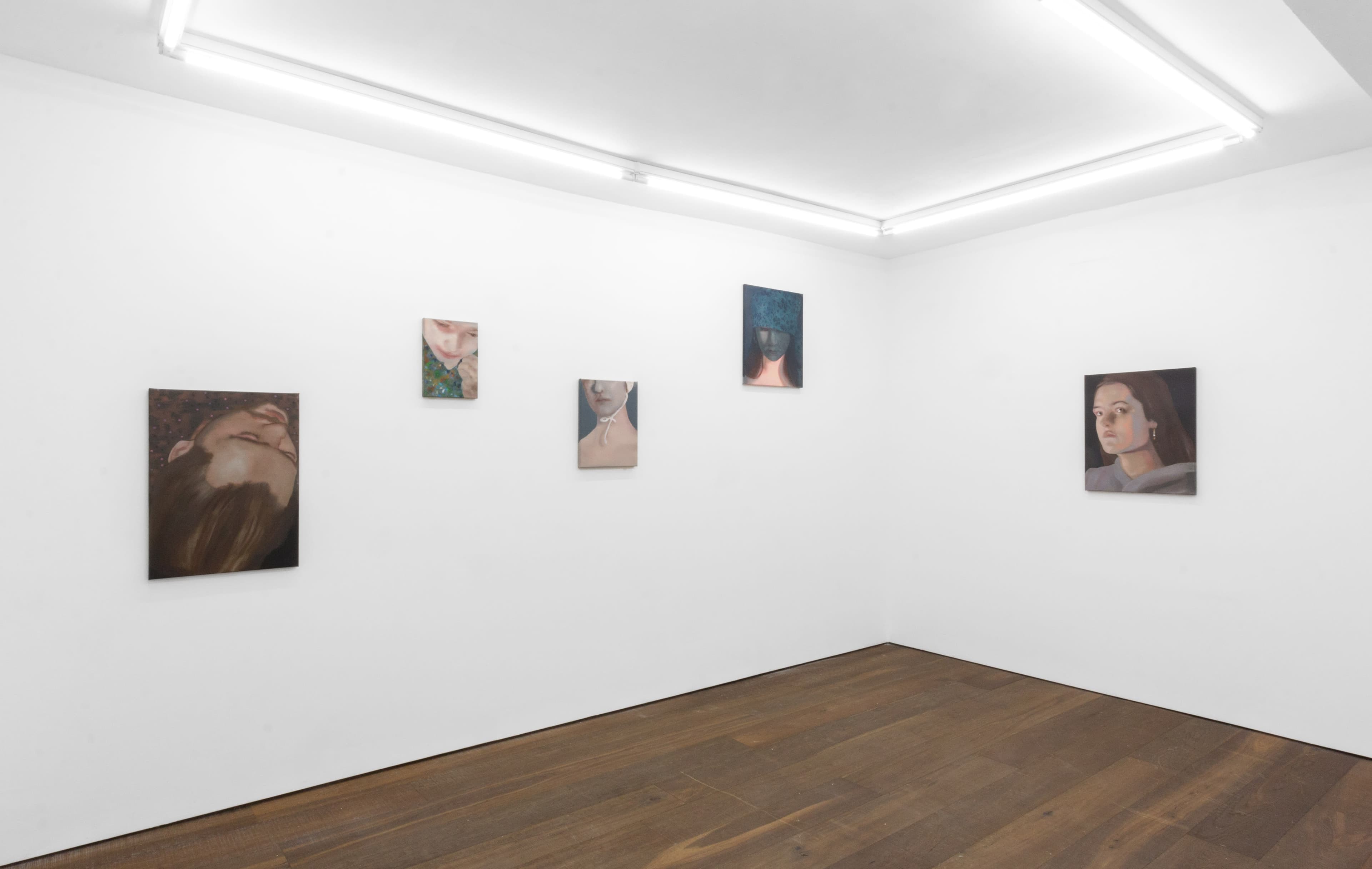 Installation shots of Katinka Lampe's exhibition 'Anima Mundi' at Workplace | London