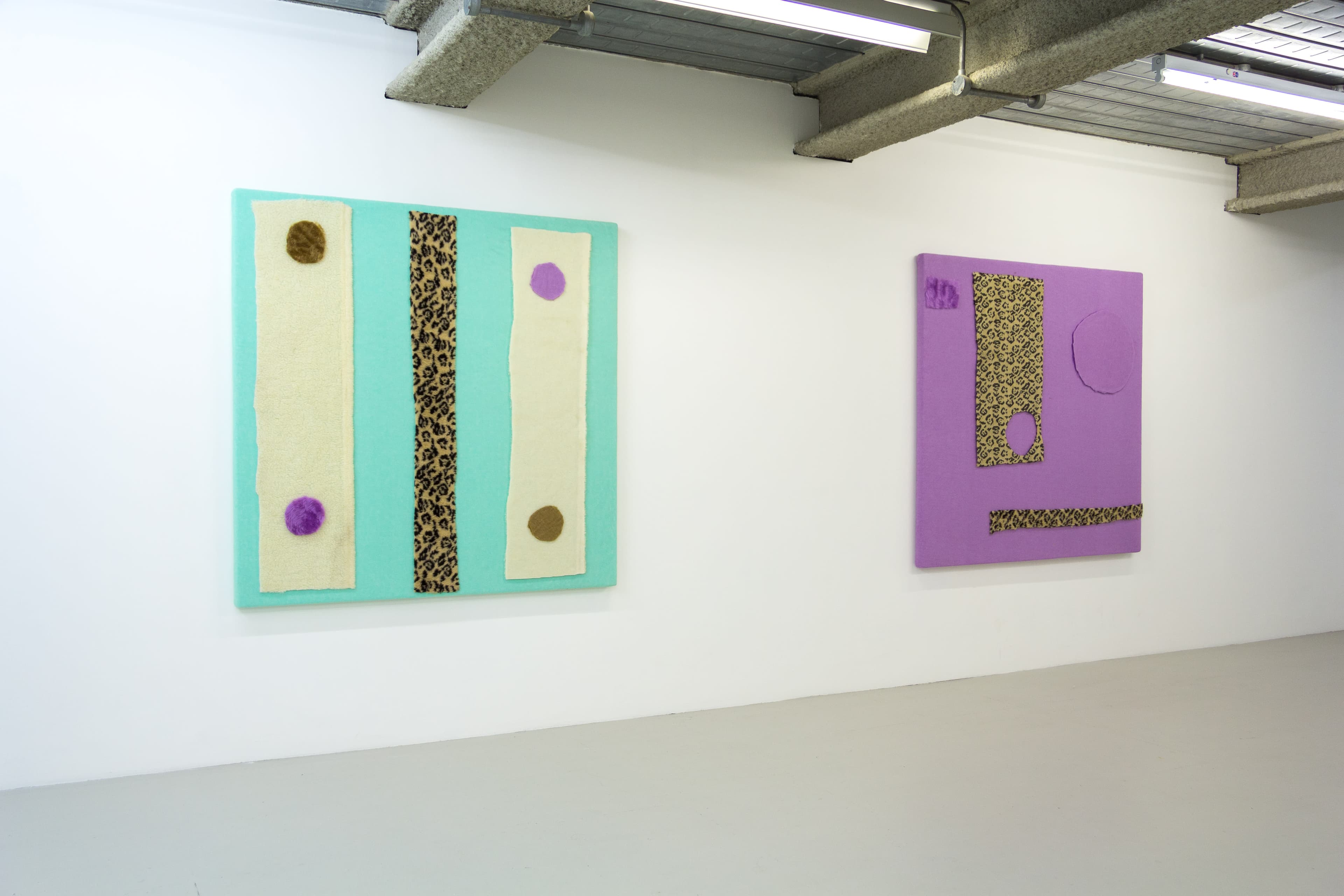 Installation shota of Eric Bainbridge and Joel Kyack at Workplace London