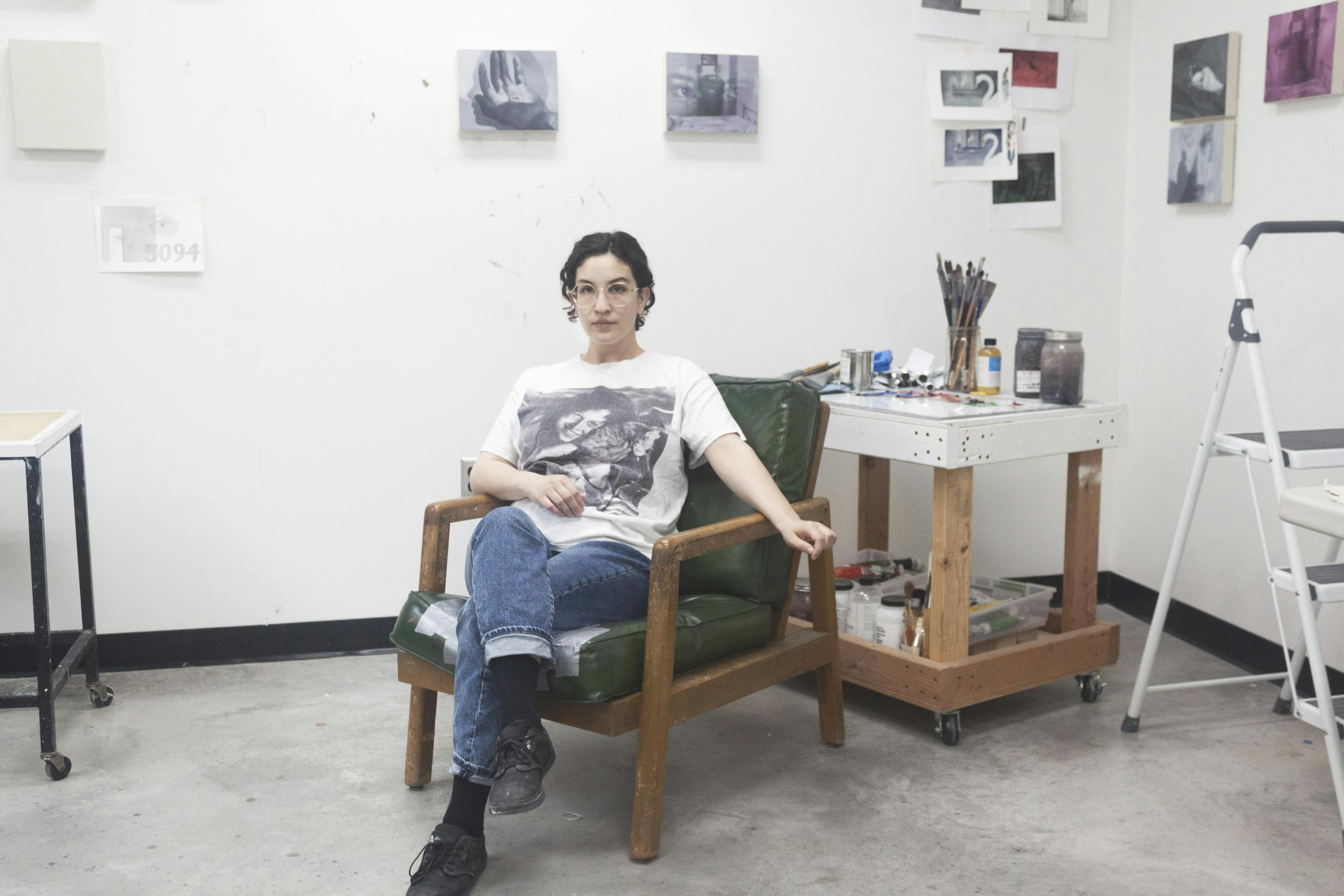 Julia Maiuri in her studio