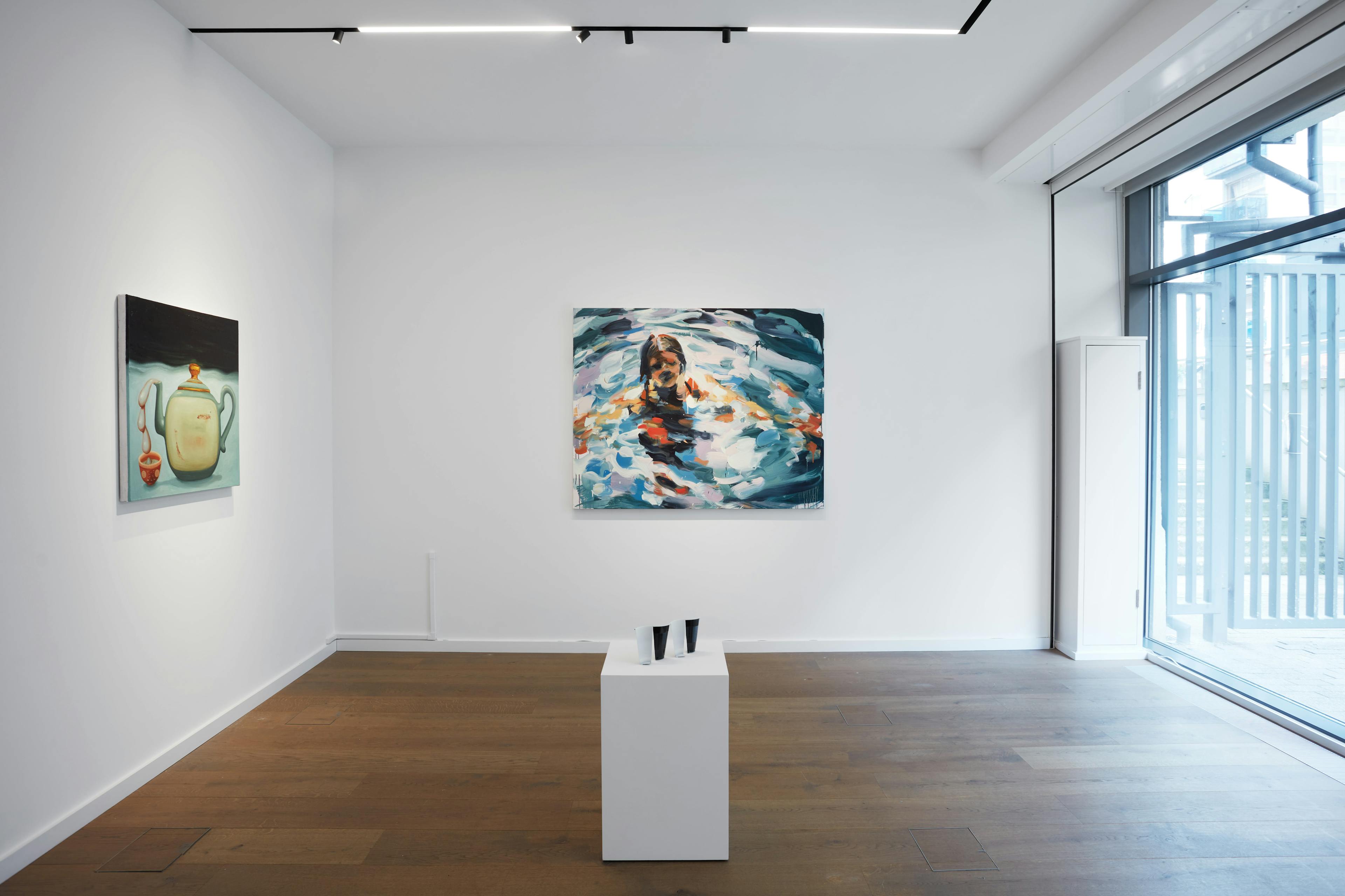 Installation photographs of 'This is Water' a group exhibition at Workplace | London