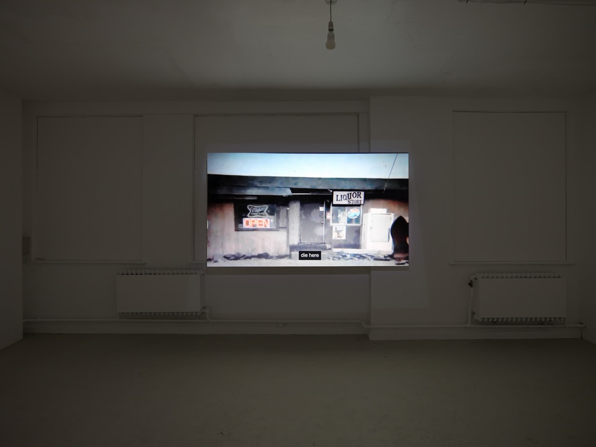 installation images of Cath Campbell's exhibition 'Everything we do corrects the space' at Workplace Gateshead