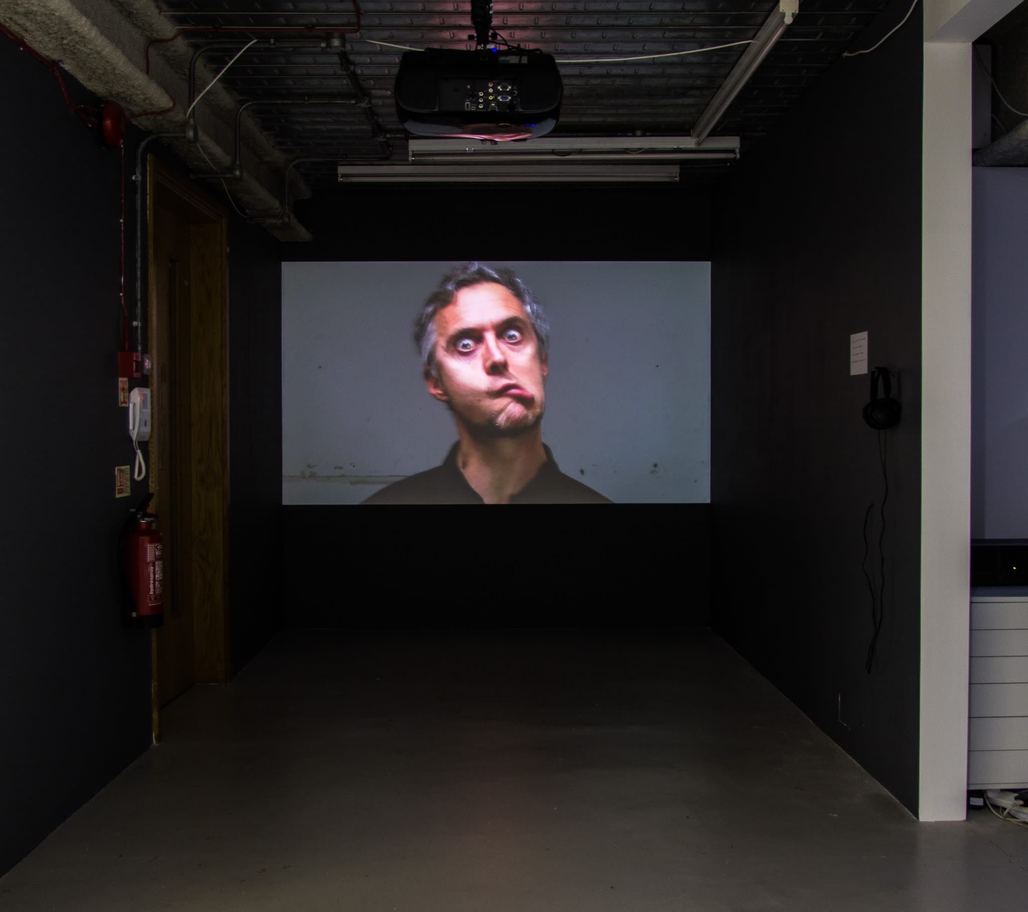 Installation images of Marcus Coates at Workplace | London