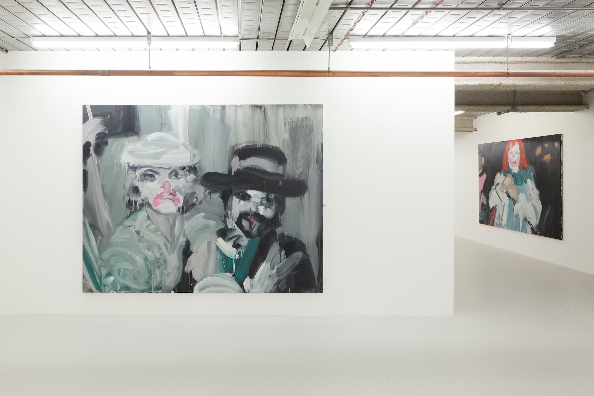 Installation shots of Laura Lancaster's exhibition at Workplace London