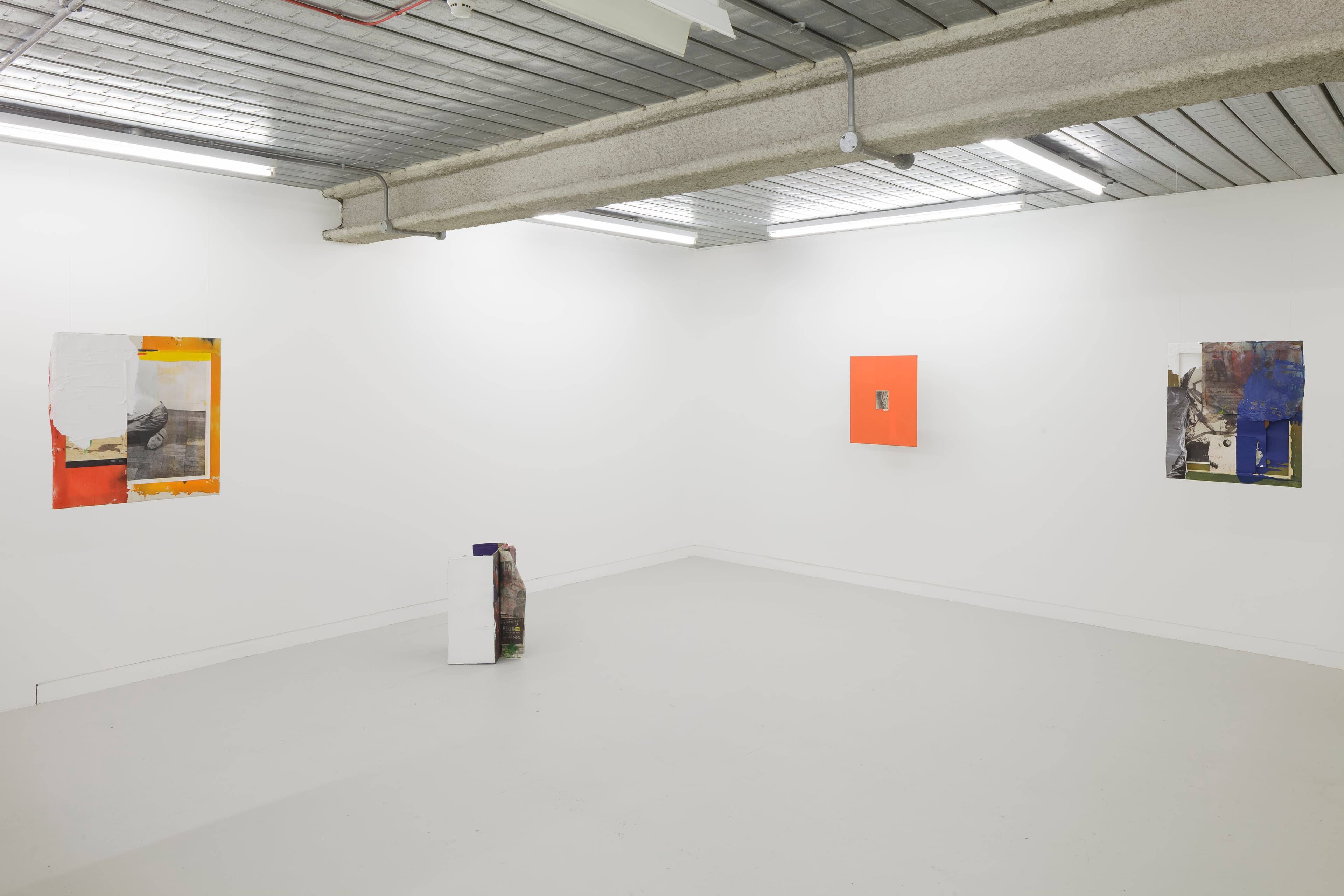 installation shots of Hugo Canoilas' exhibition at Workplace London