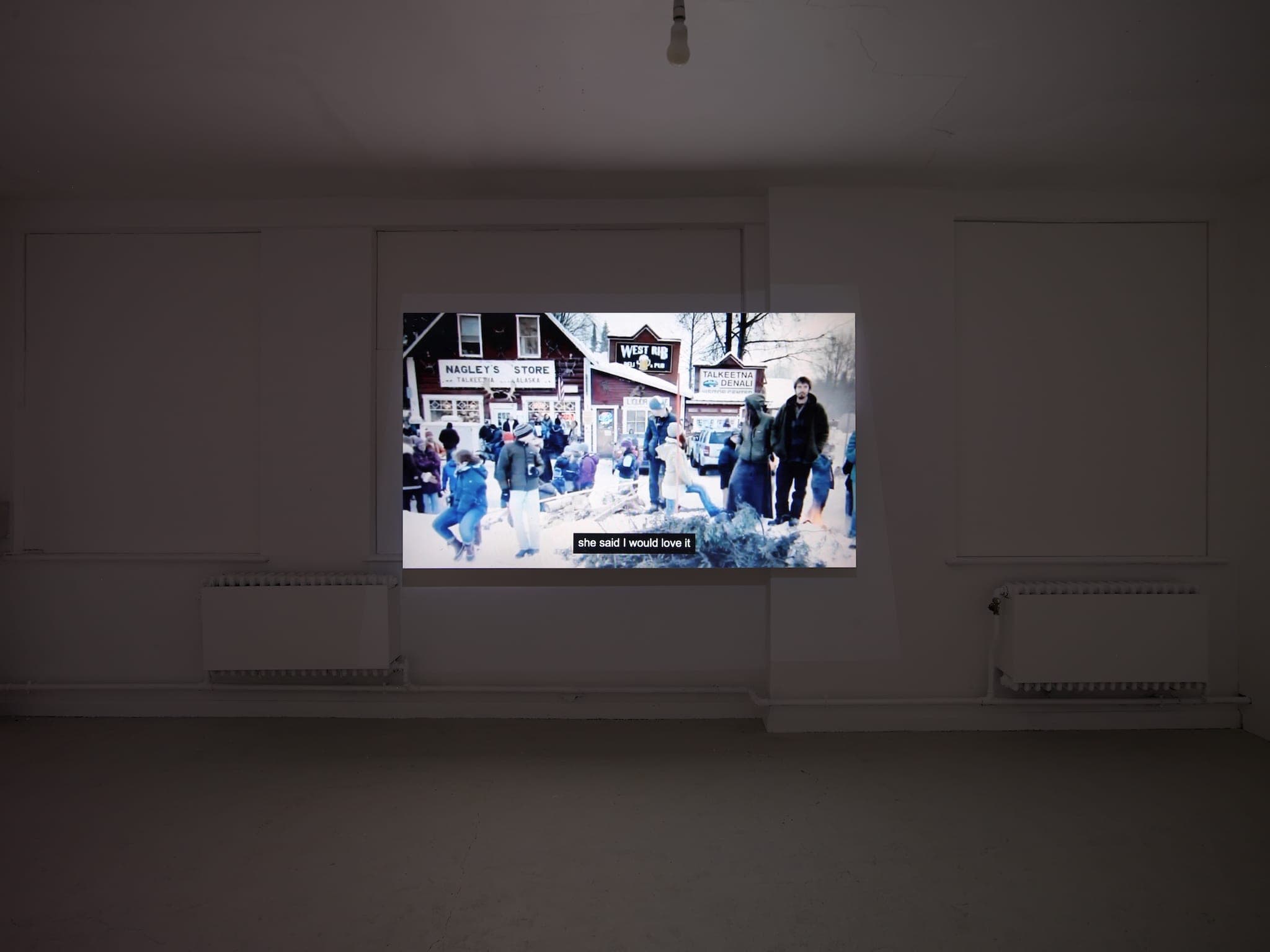 installation images of Cath Campbell's exhibition 'Everything we do corrects the space' at Workplace Gateshead