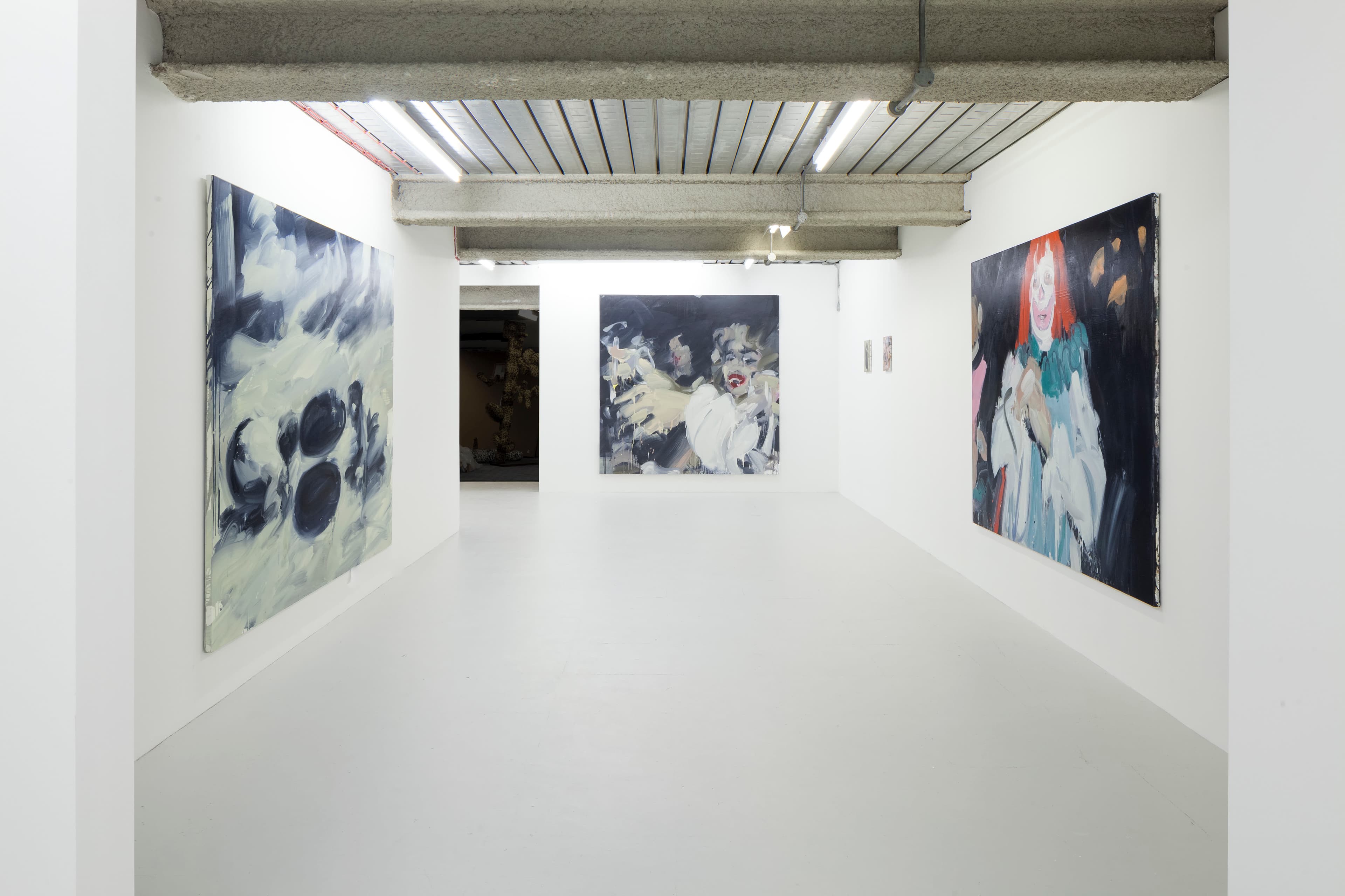 Installation shots of Laura Lancaster's exhibition at Workplace London