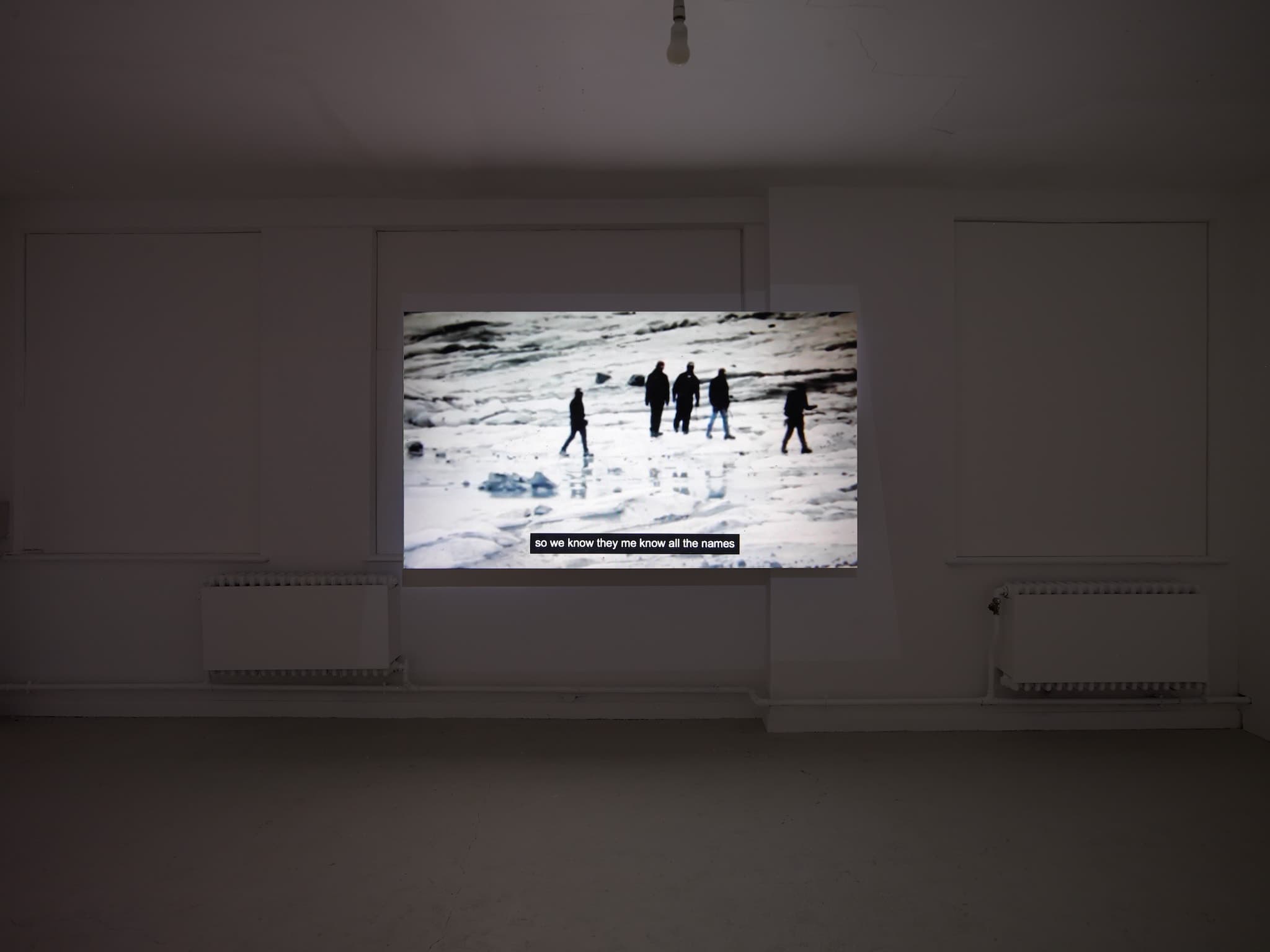 installation images of Cath Campbell's exhibition 'Everything we do corrects the space' at Workplace Gateshead