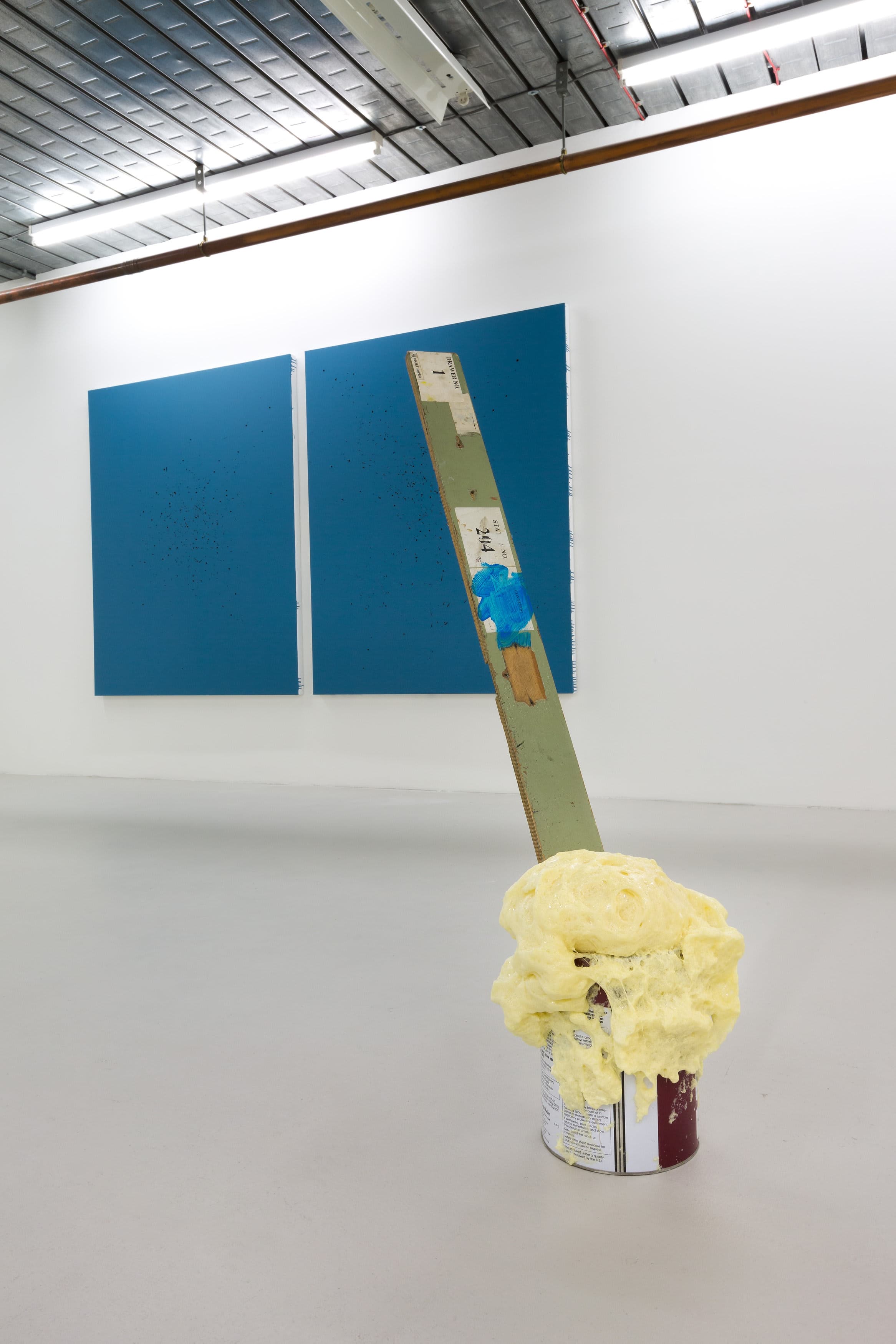 Installation shots of Jennifer Douglas' exhibition 'SO' at Workplace London