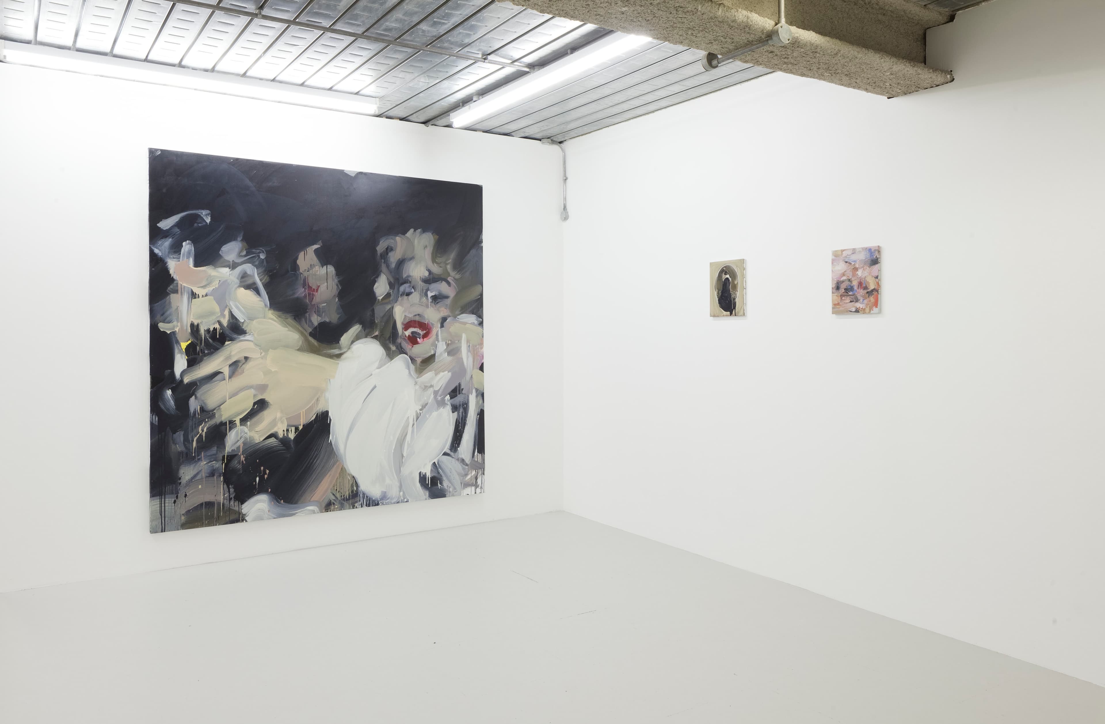 Installation shots of Laura Lancaster's exhibition at Workplace London