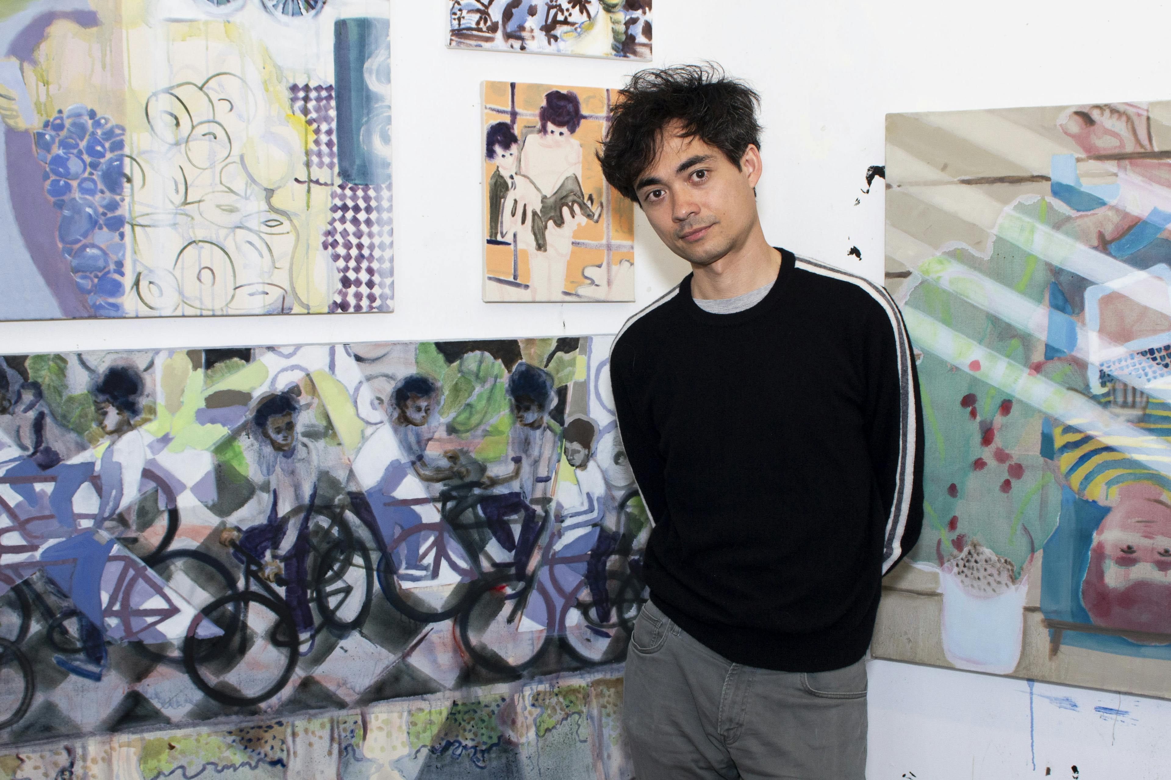 Miko Veldkamp in his NY Studio