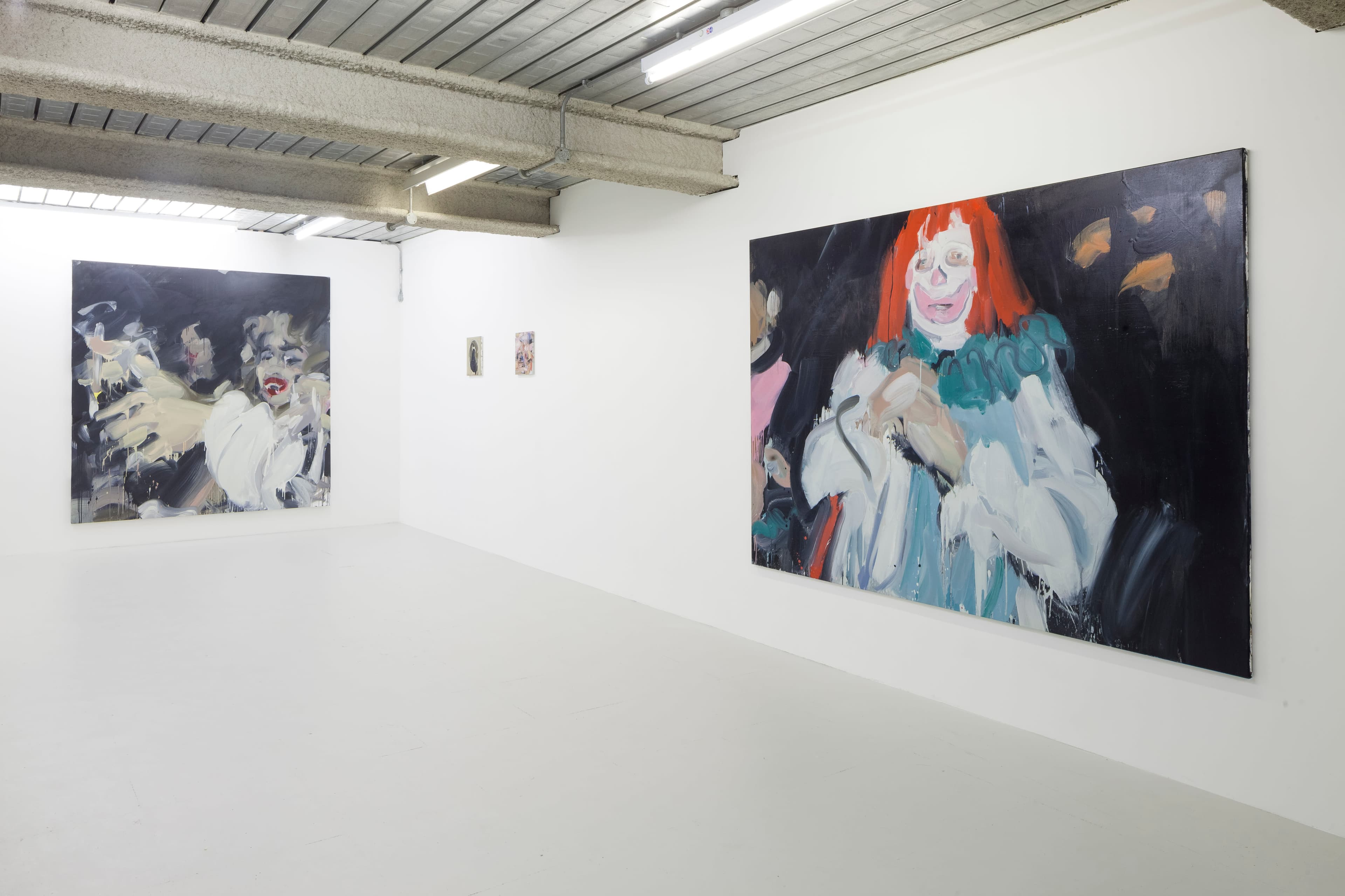 Installation shots of Laura Lancaster's exhibition at Workplace London