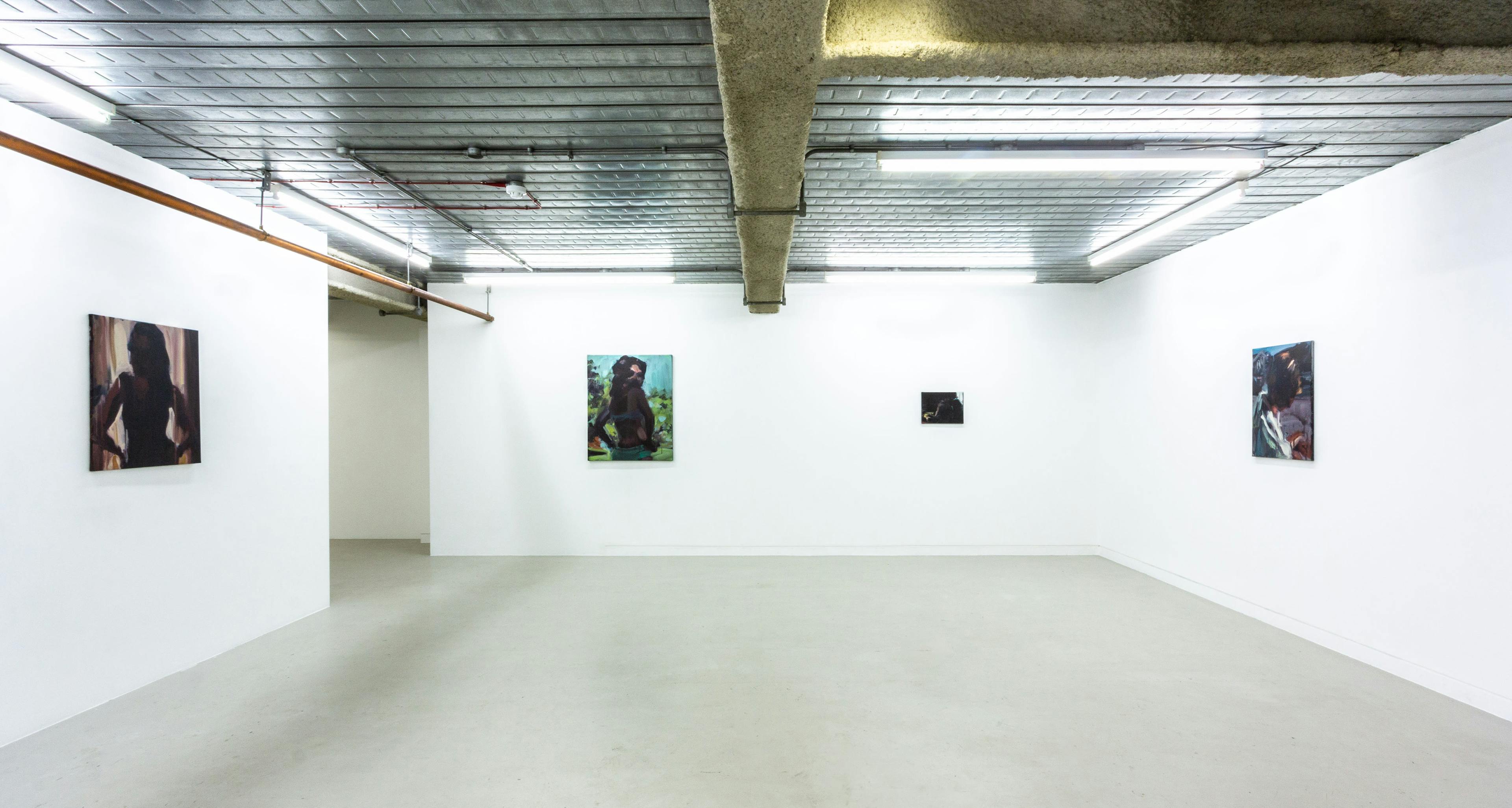 Installation photographs of Laura Lancaster's exhibition 'Shadows and Mirrors' at Workplace | London - 61 Conduit Street 