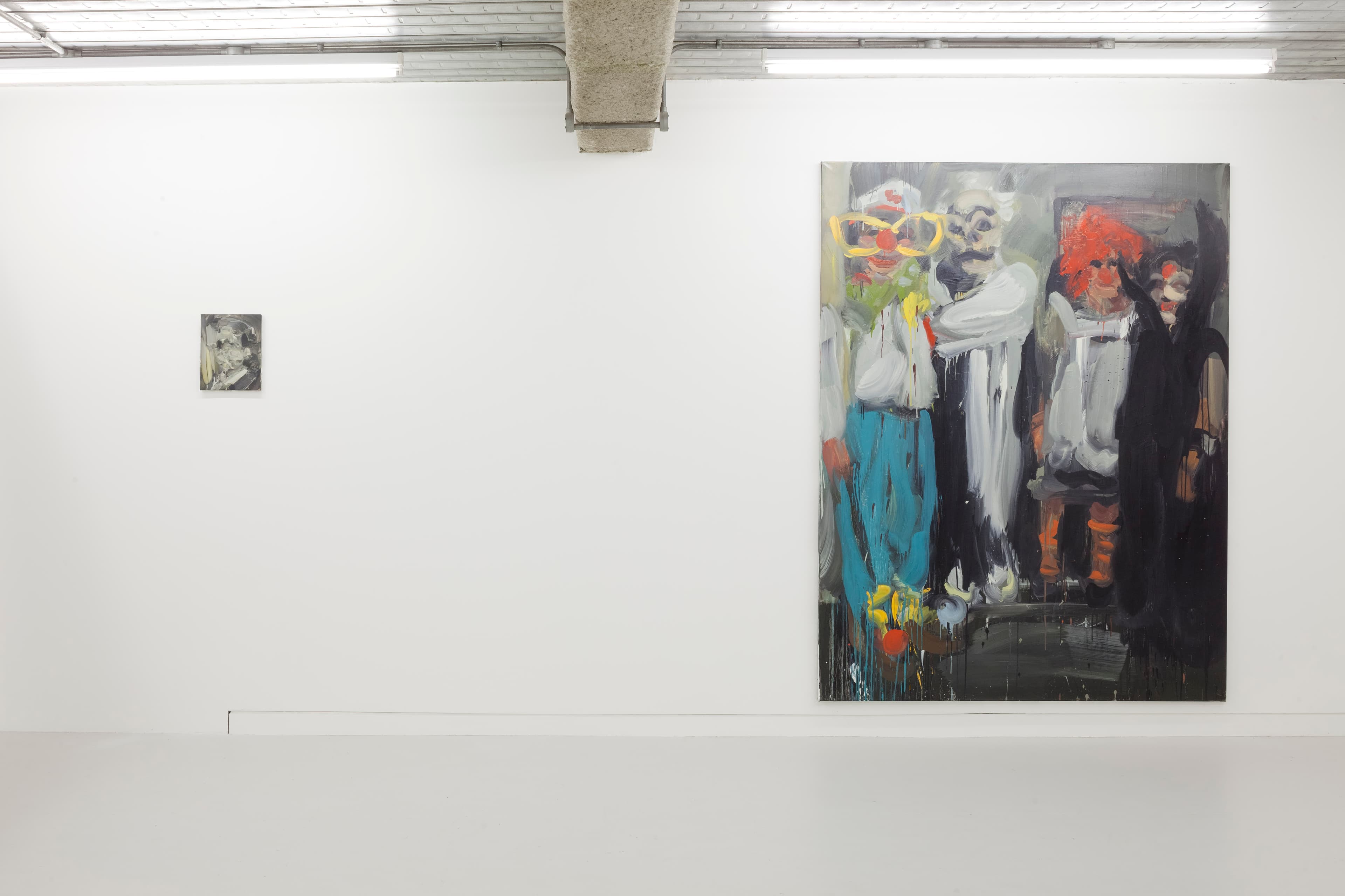 Installation shots of Laura Lancaster's exhibition at Workplace London