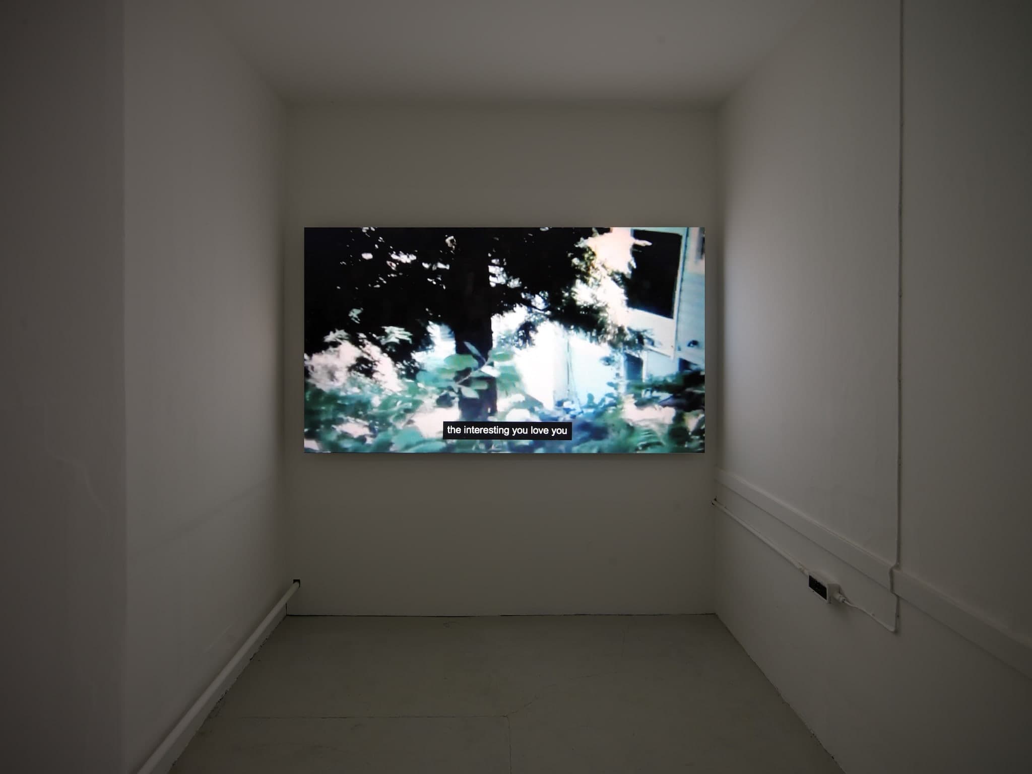 installation images of Cath Campbell's exhibition 'Everything we do corrects the space' at Workplace Gateshead