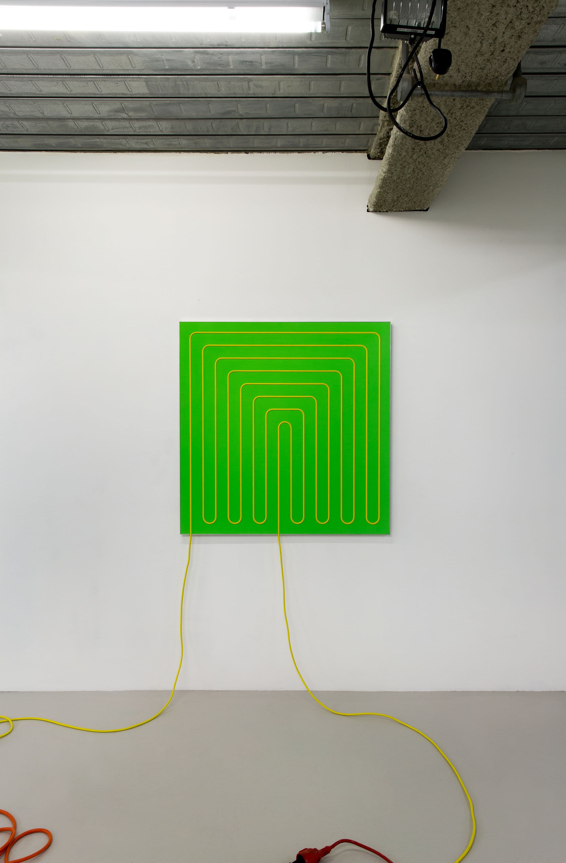 Installation shots of Jacob Dahlgren's exhibition 'Third Uncle' at Workplace London