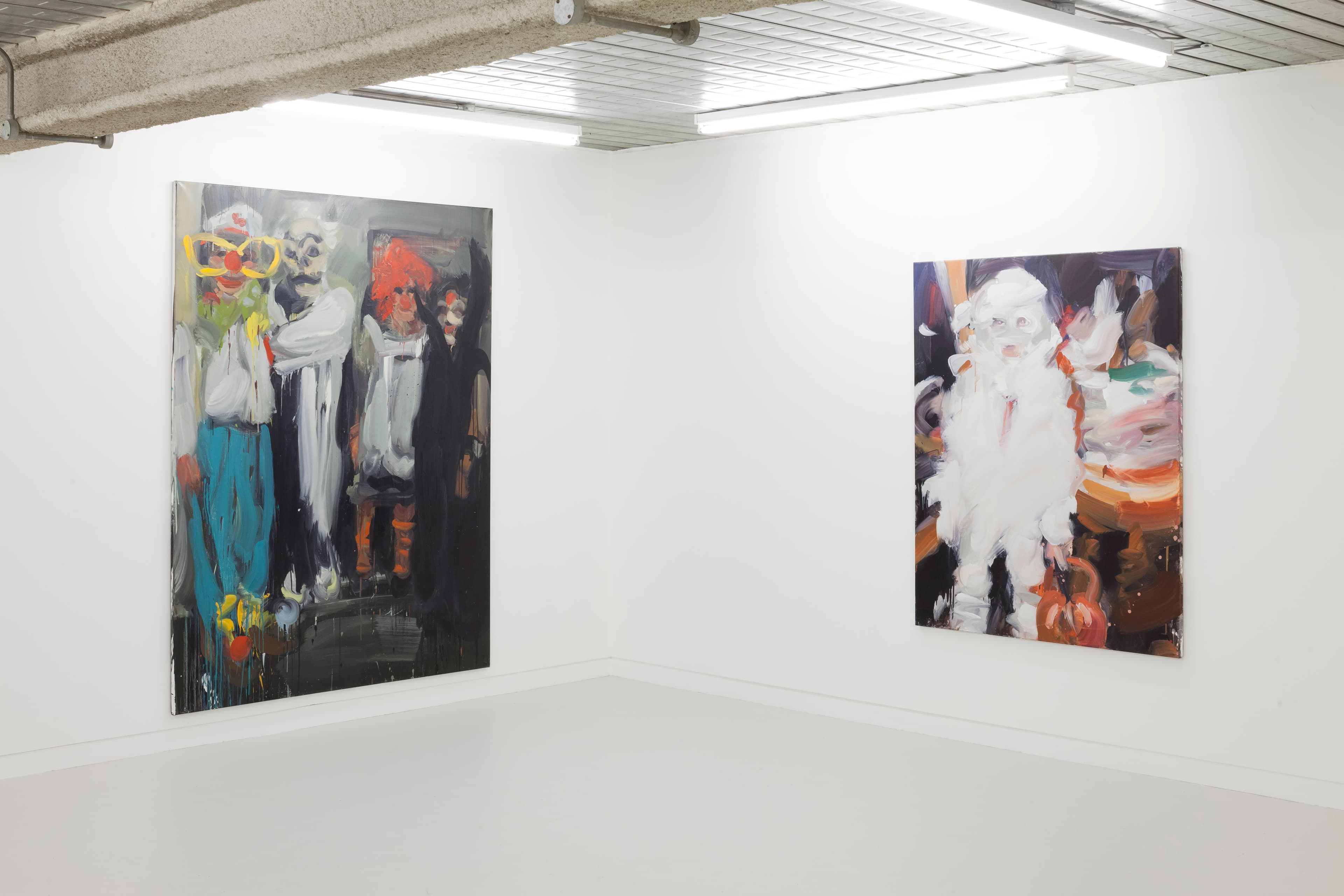 Installation shots of Laura Lancaster's exhibition at Workplace London