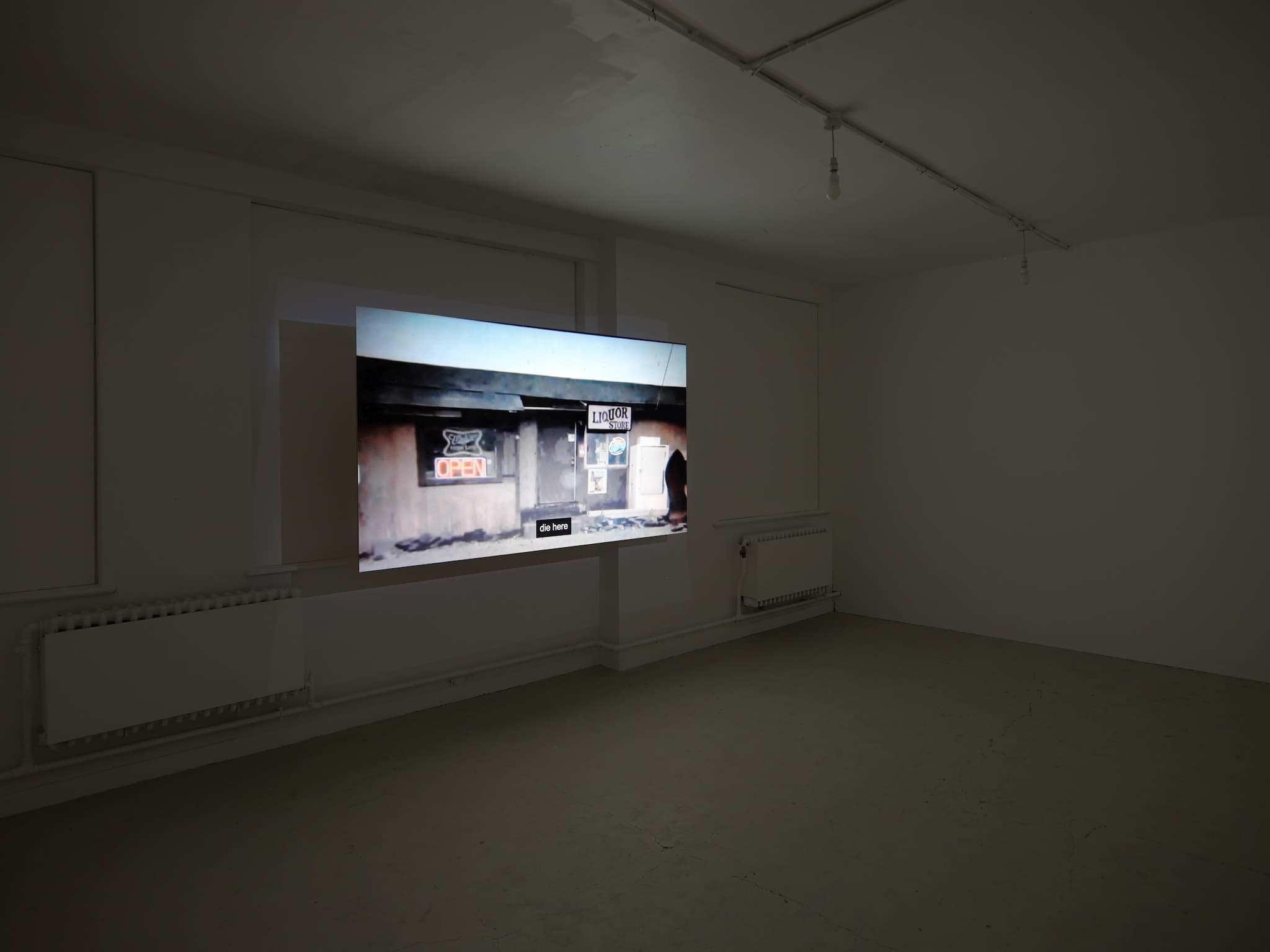 installation images of Cath Campbell's exhibition 'Everything we do corrects the space' at Workplace Gateshead