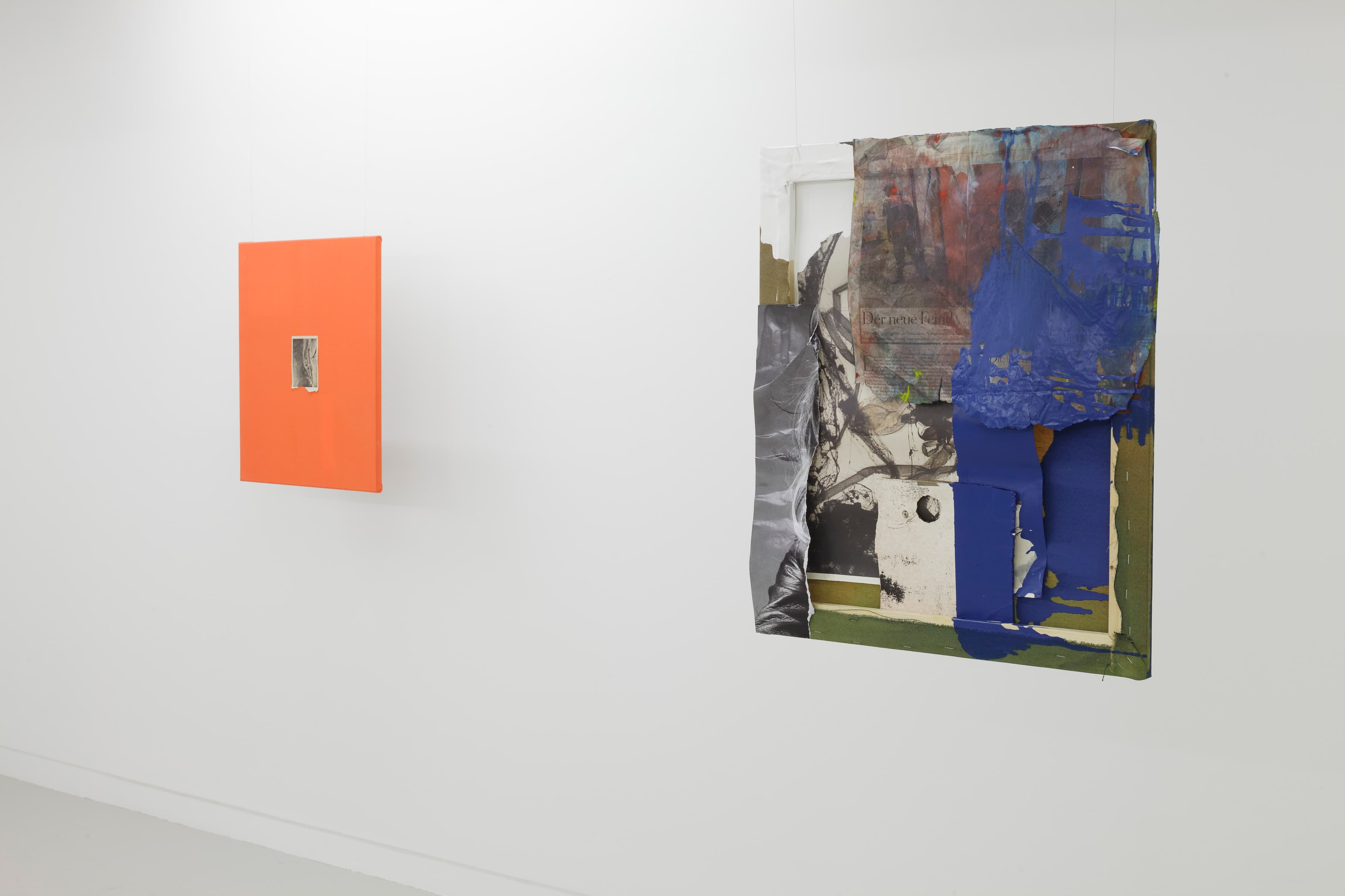 installation shots of Hugo Canoilas' exhibition at Workplace London