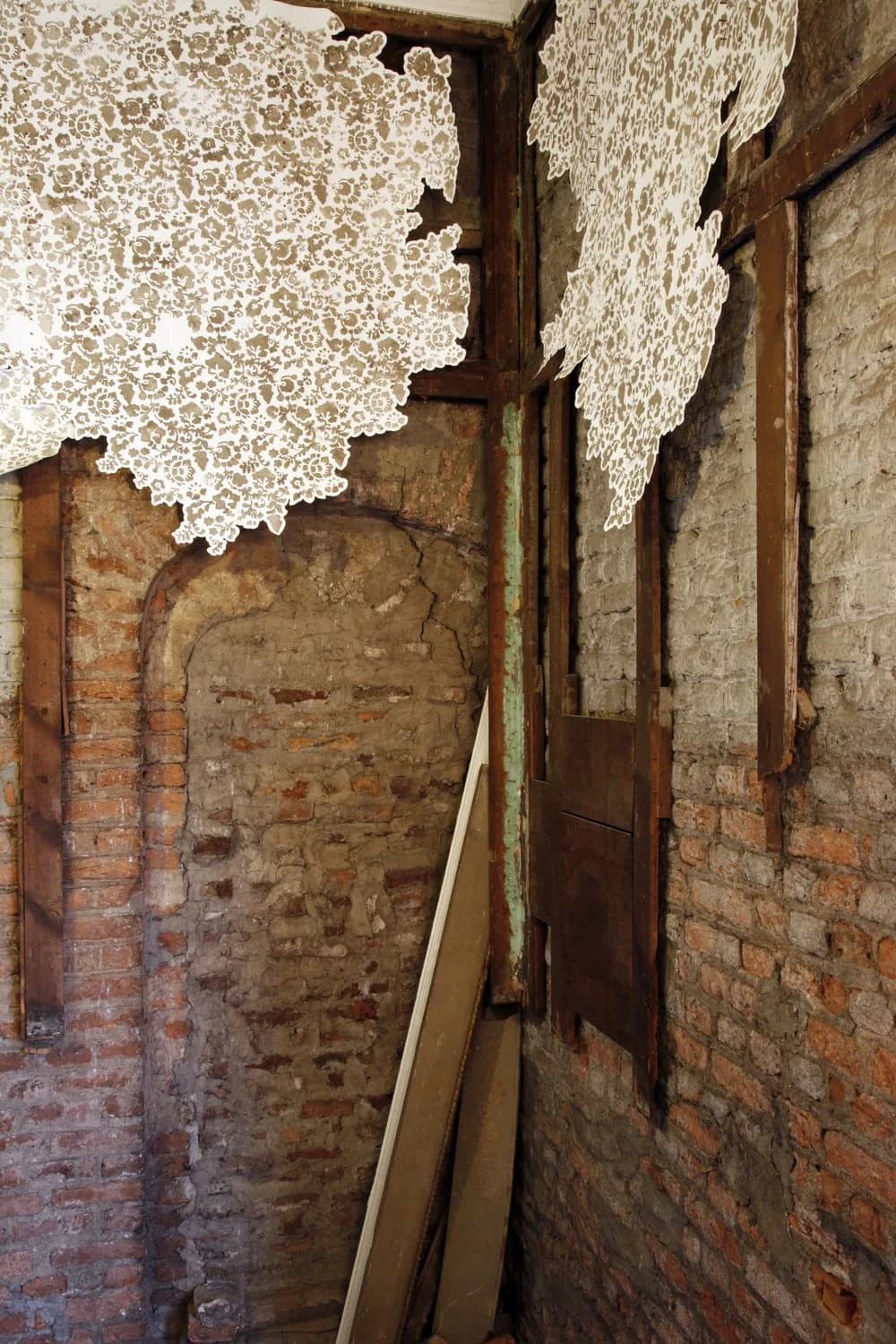 Catherine Bertola, Layer/s, lost without trace (detail), 2009