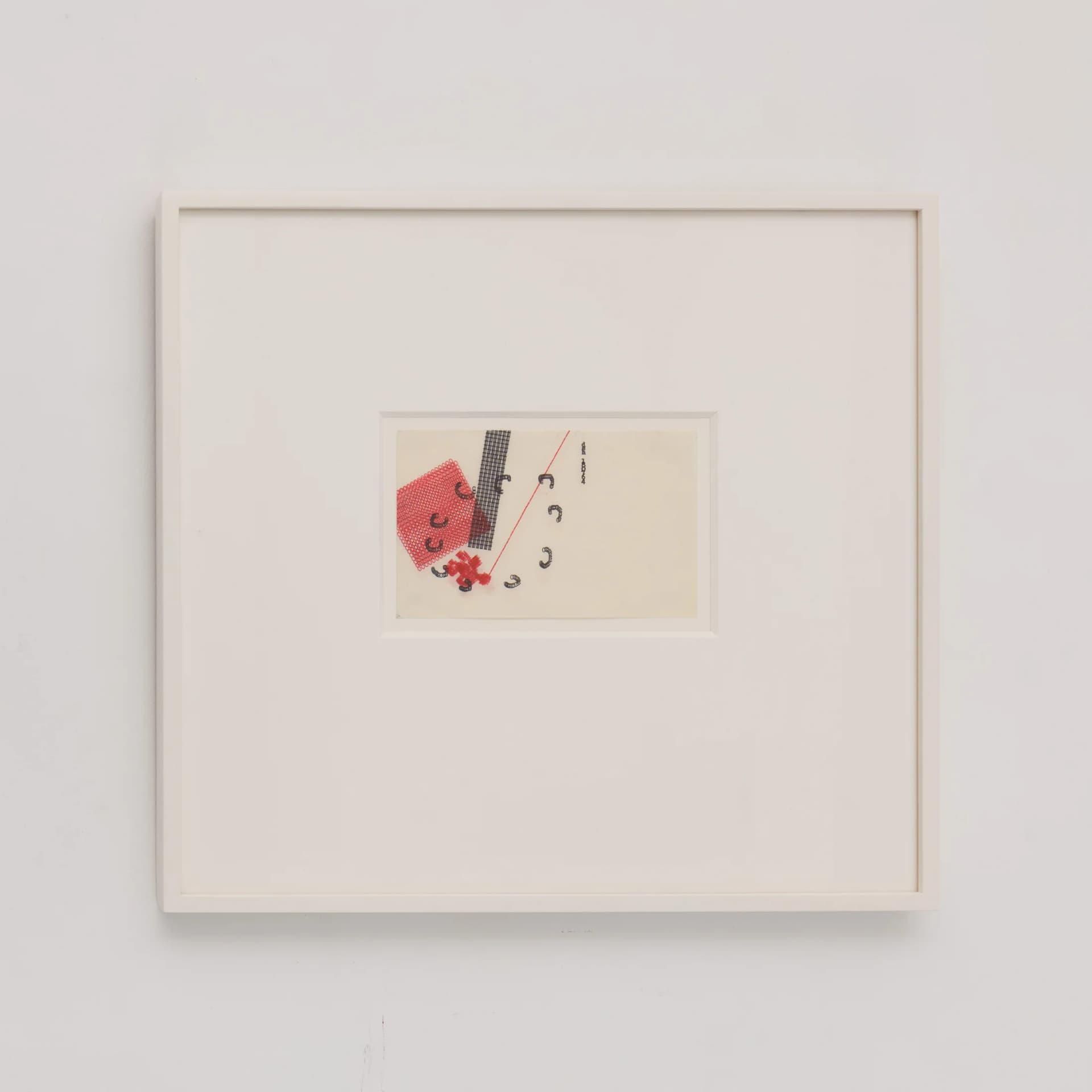 A typewriter work by Dom Sylvester Houédard
