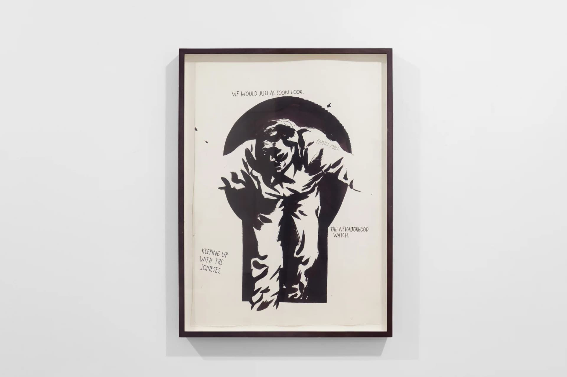 A drawing by Raymond Pettibon