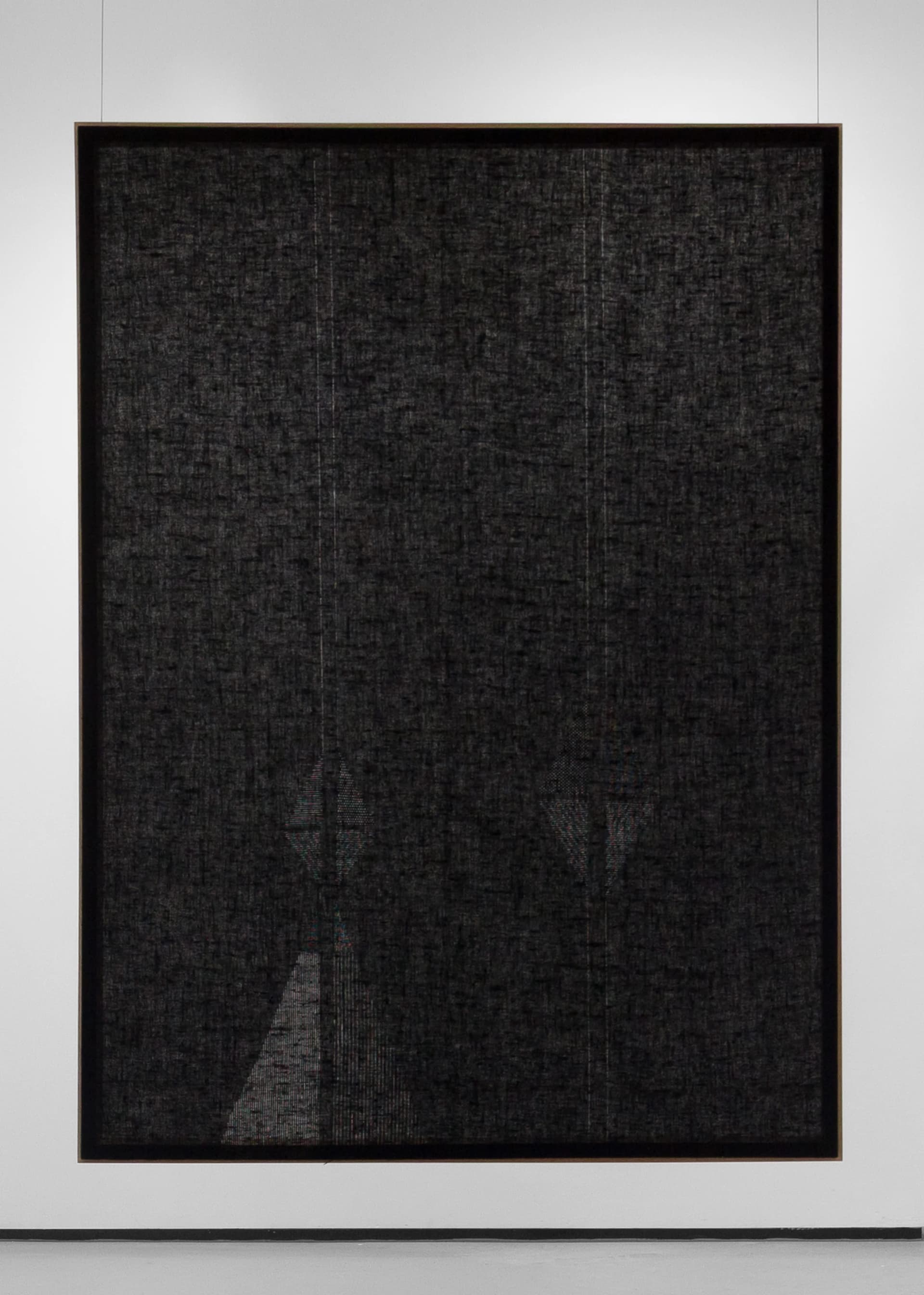 A hanging sculpture by Tonico Lemos Auad