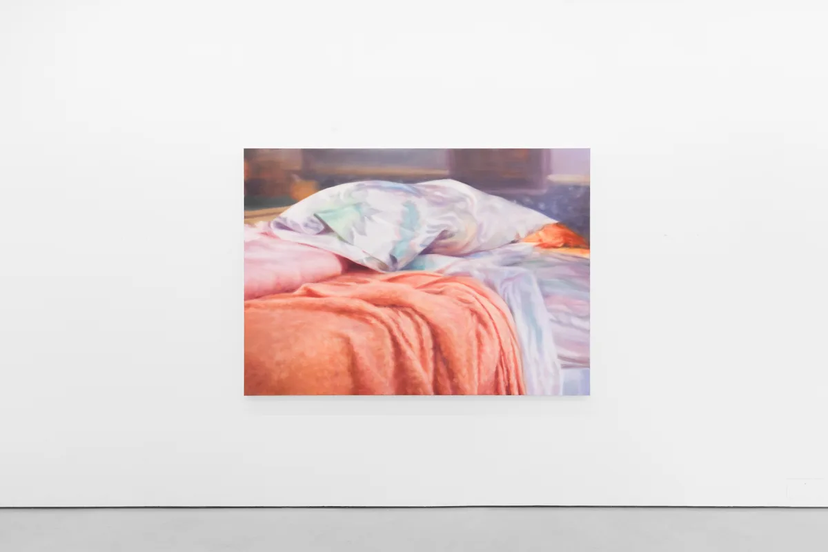 a painting of a bed by Rachel Lancaster
