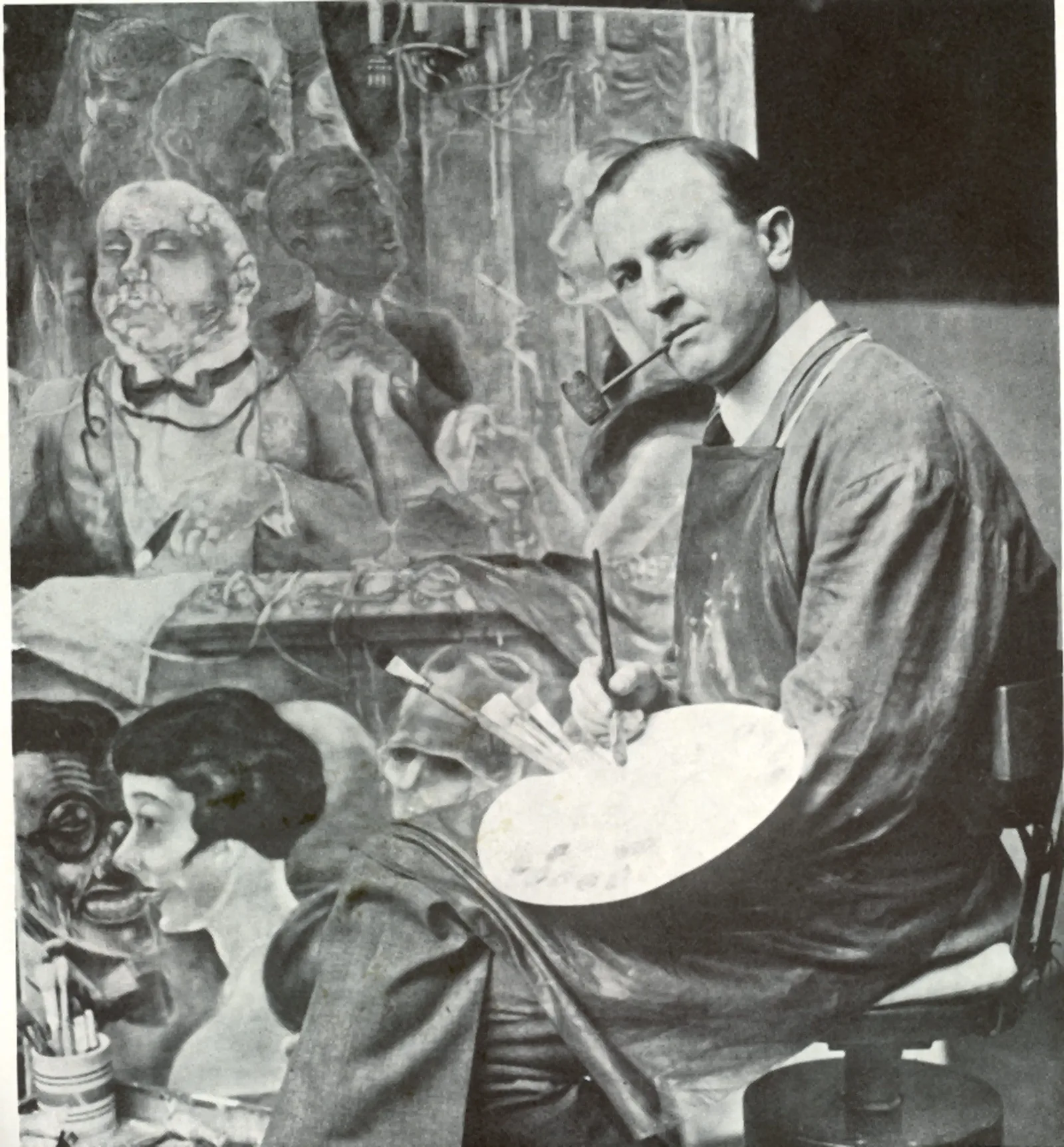 A portrait of George Grosz