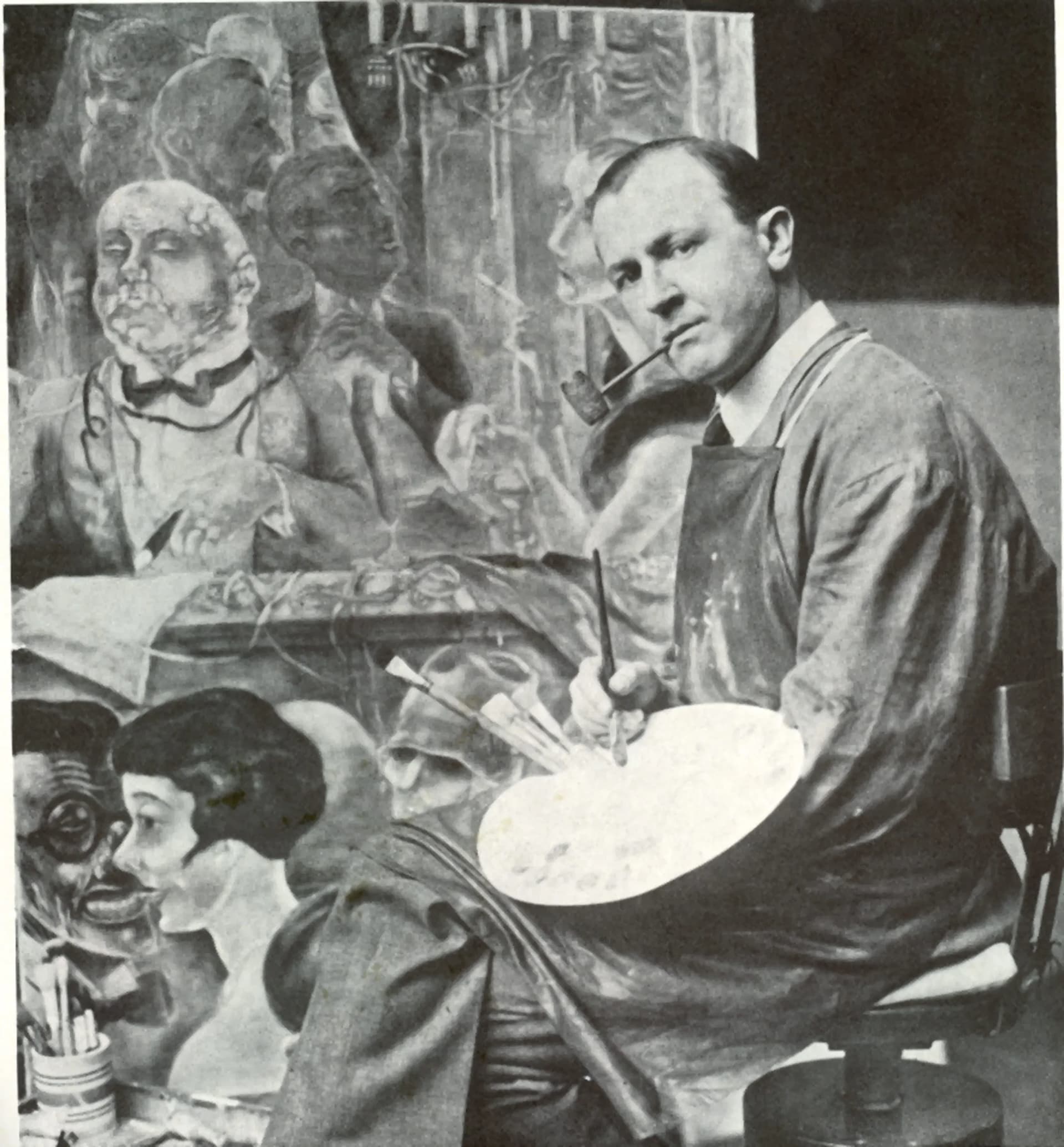 A portrait of George Grosz