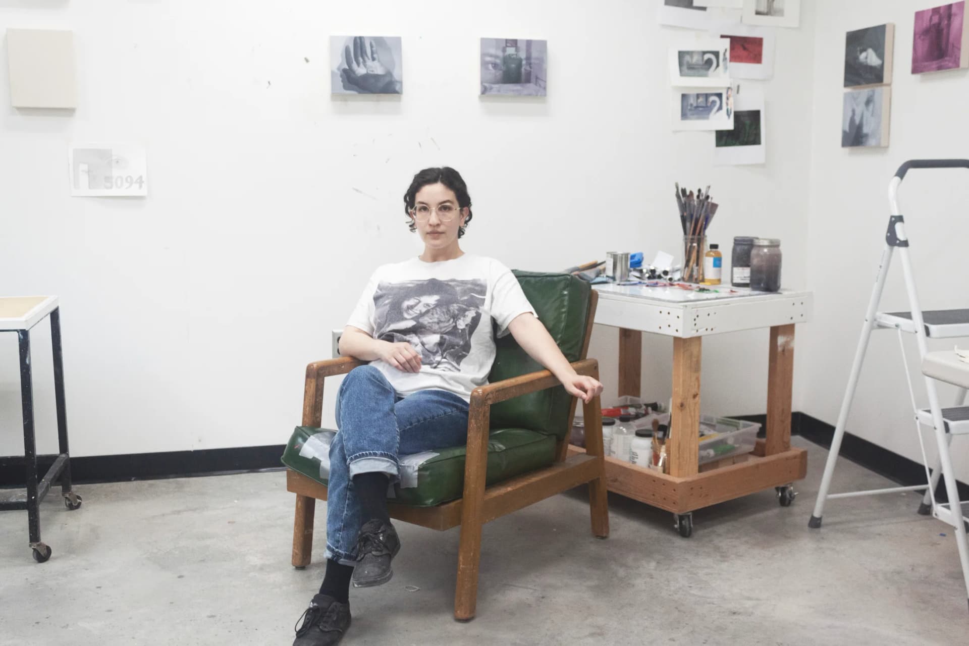 Julia Maiuri in her studio
