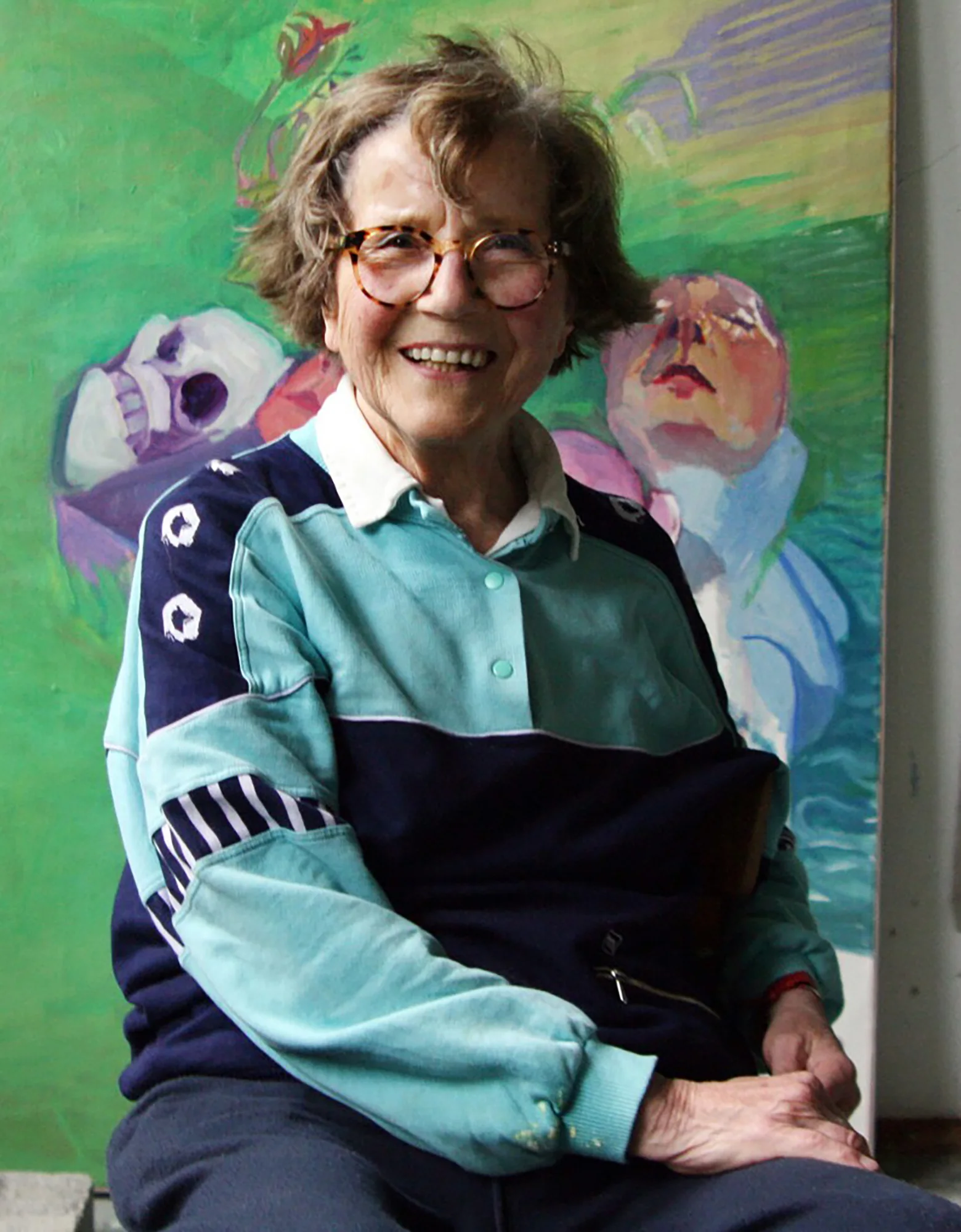 A portrait of Maria Lassnig