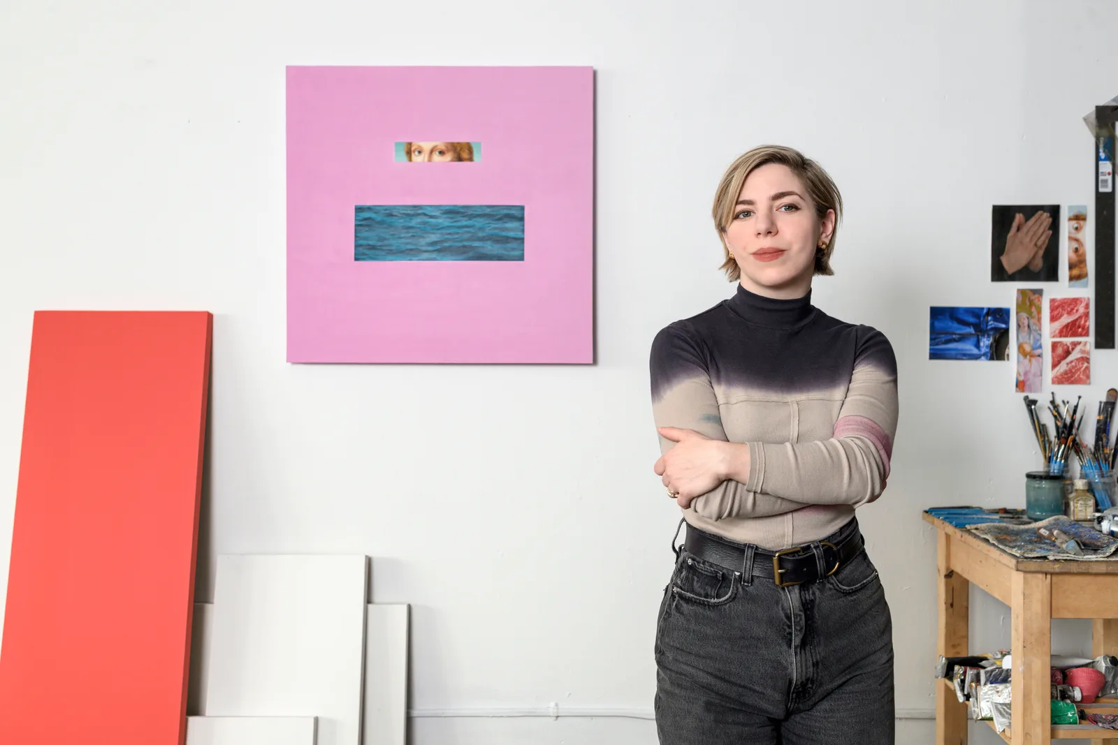 Meredith Sellers in her studio