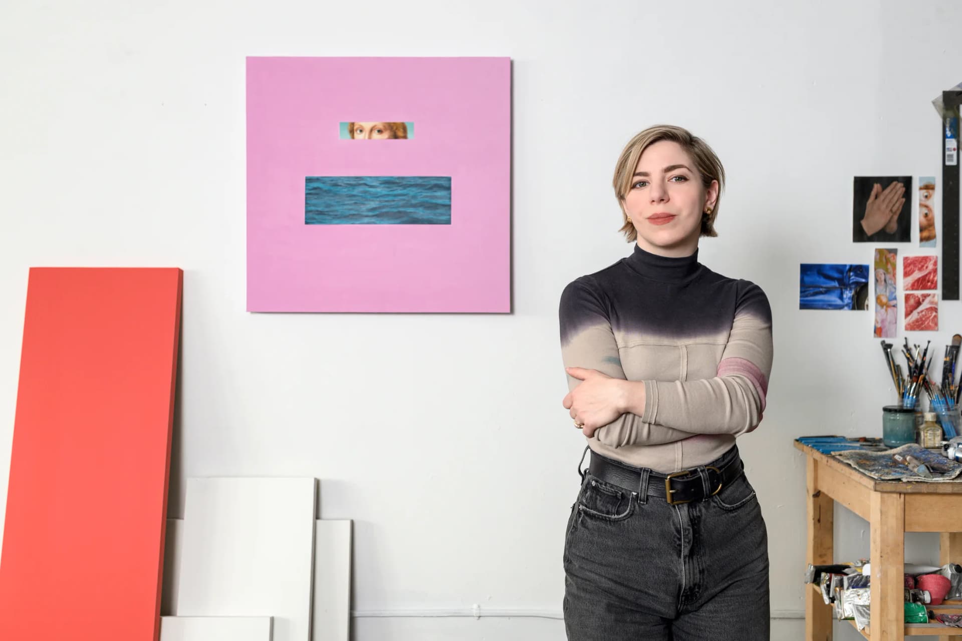 Meredith Sellers in her studio