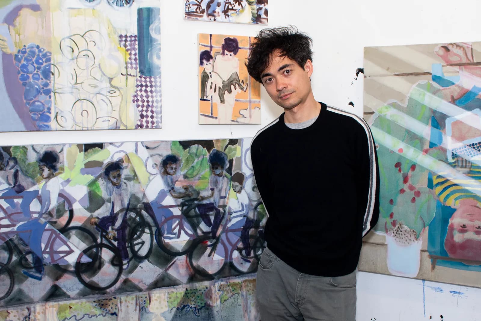 Miko Veldkamp in his NY Studio