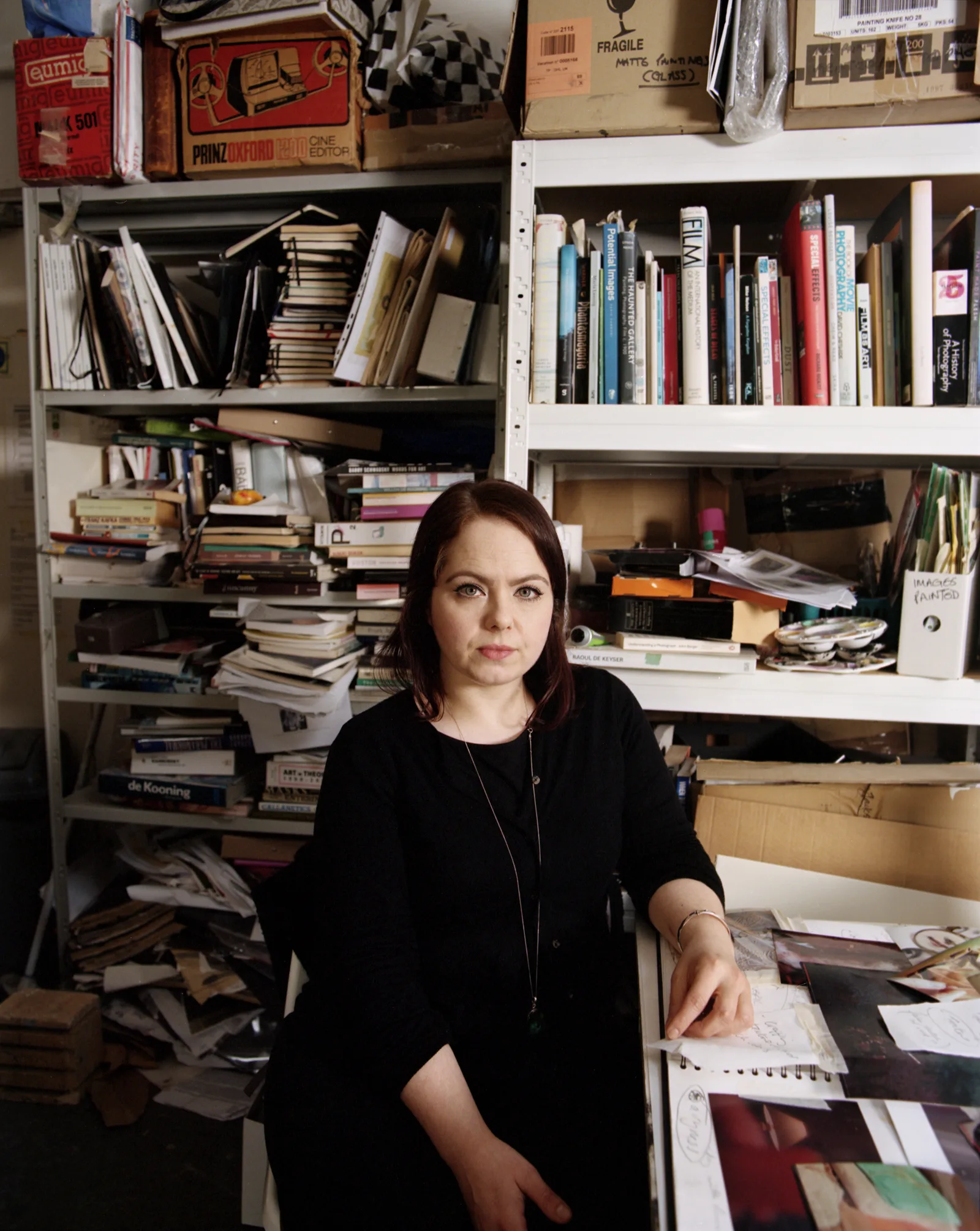 Rachel Lancaster in her studio