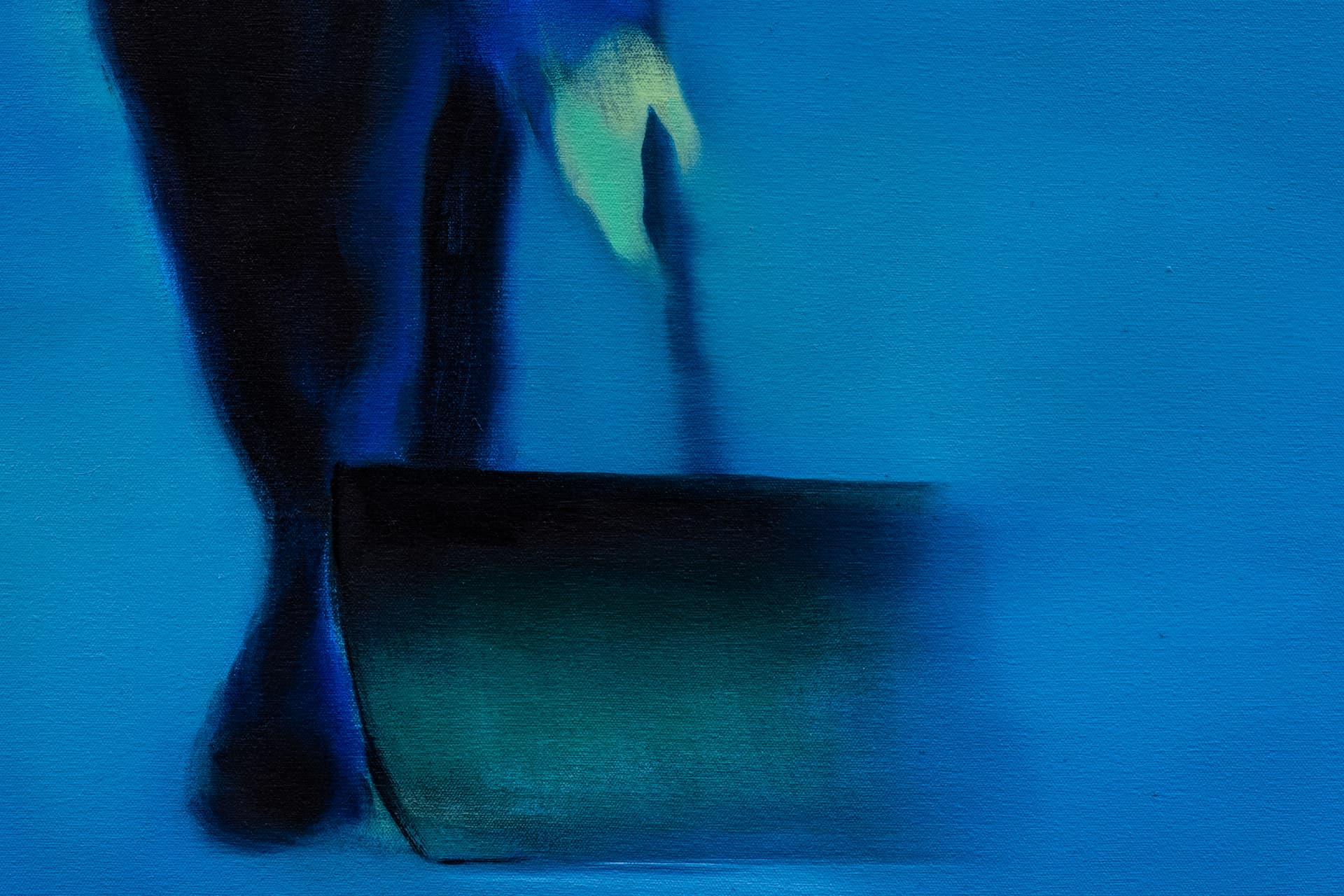 detail of A New Path - a painting by Cathleen Clarke