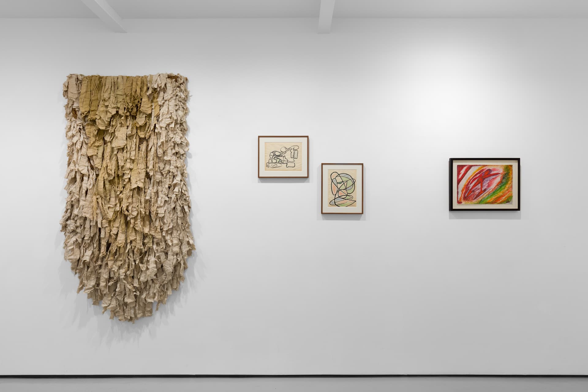 Installation view of Nothing Stands Still for Long